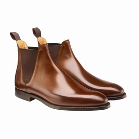 Rugged Built Rainy Day Commuter Secure Closure Chelsea 8 Dark Brown Burnished Calf