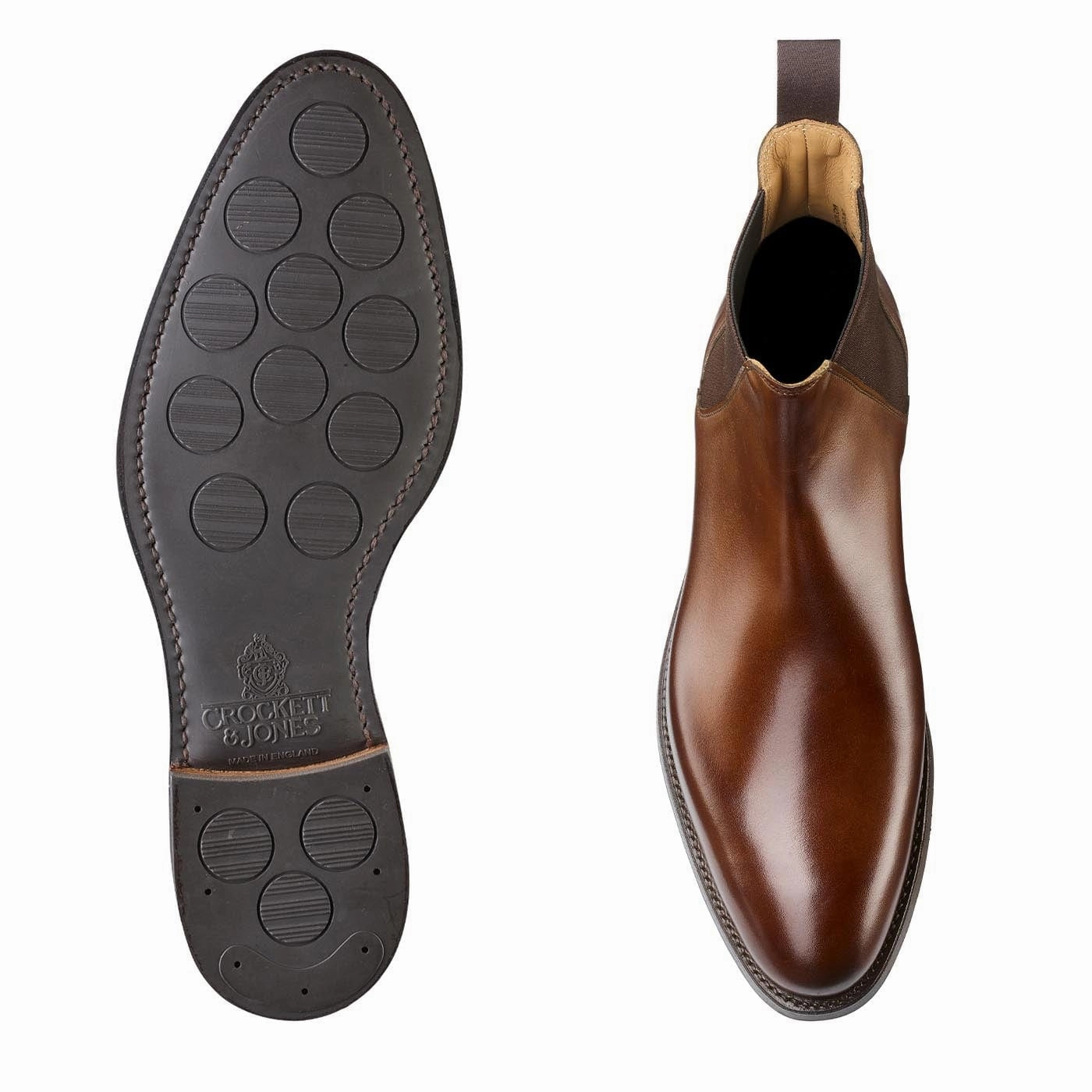 Chelsea 8 Dark Brown Burnished Calf Trendy Vibe