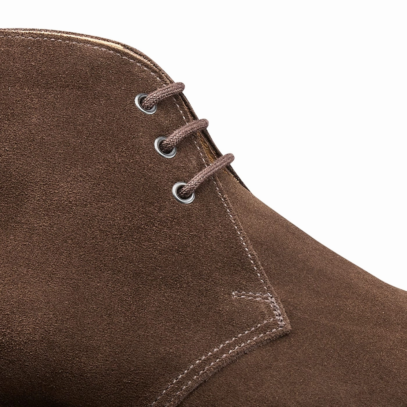 Chepstow 2 Dark Brown Suede Comfortable Sockliner