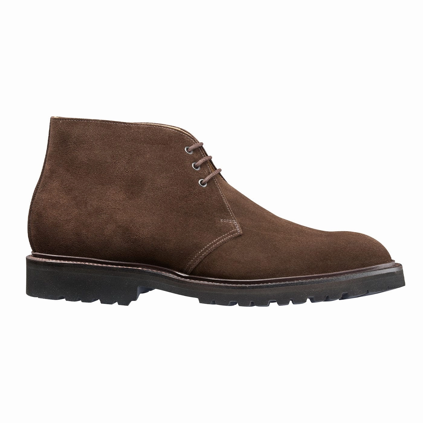 Chepstow 2 Dark Brown Suede Lightweight Material All-Season Protection