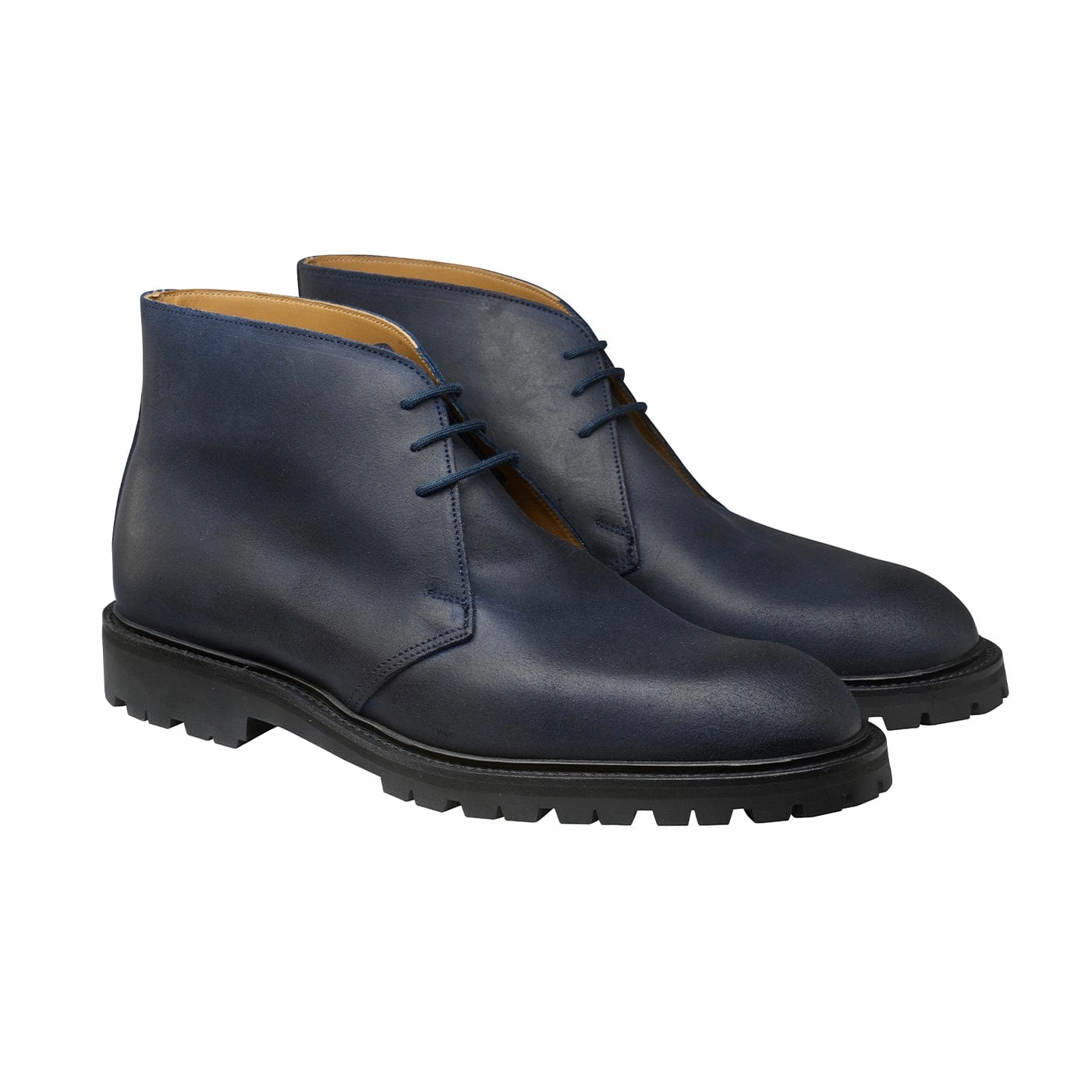 Chepstow 4 Navy Rough-Out Suede Flexible Midsole Construction