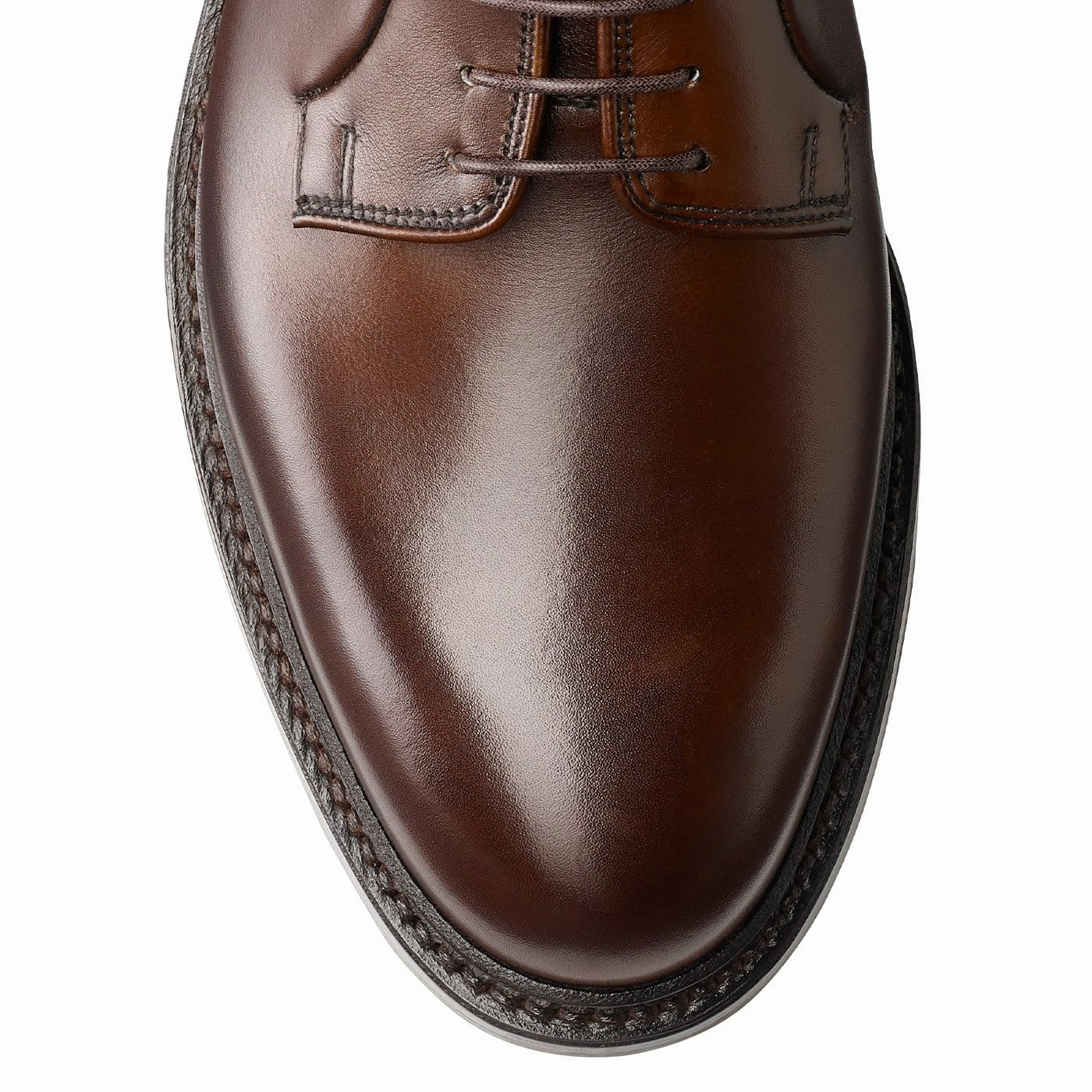 Daily Flex Black Finish Lanark 3 Dark Brown Burnished Calf