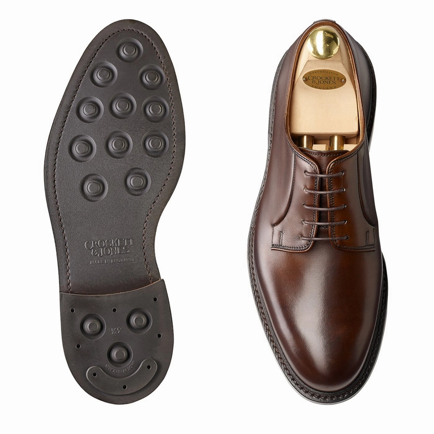 Comfy All Quick Walk Lanark 3 Dark Brown Burnished Calf
