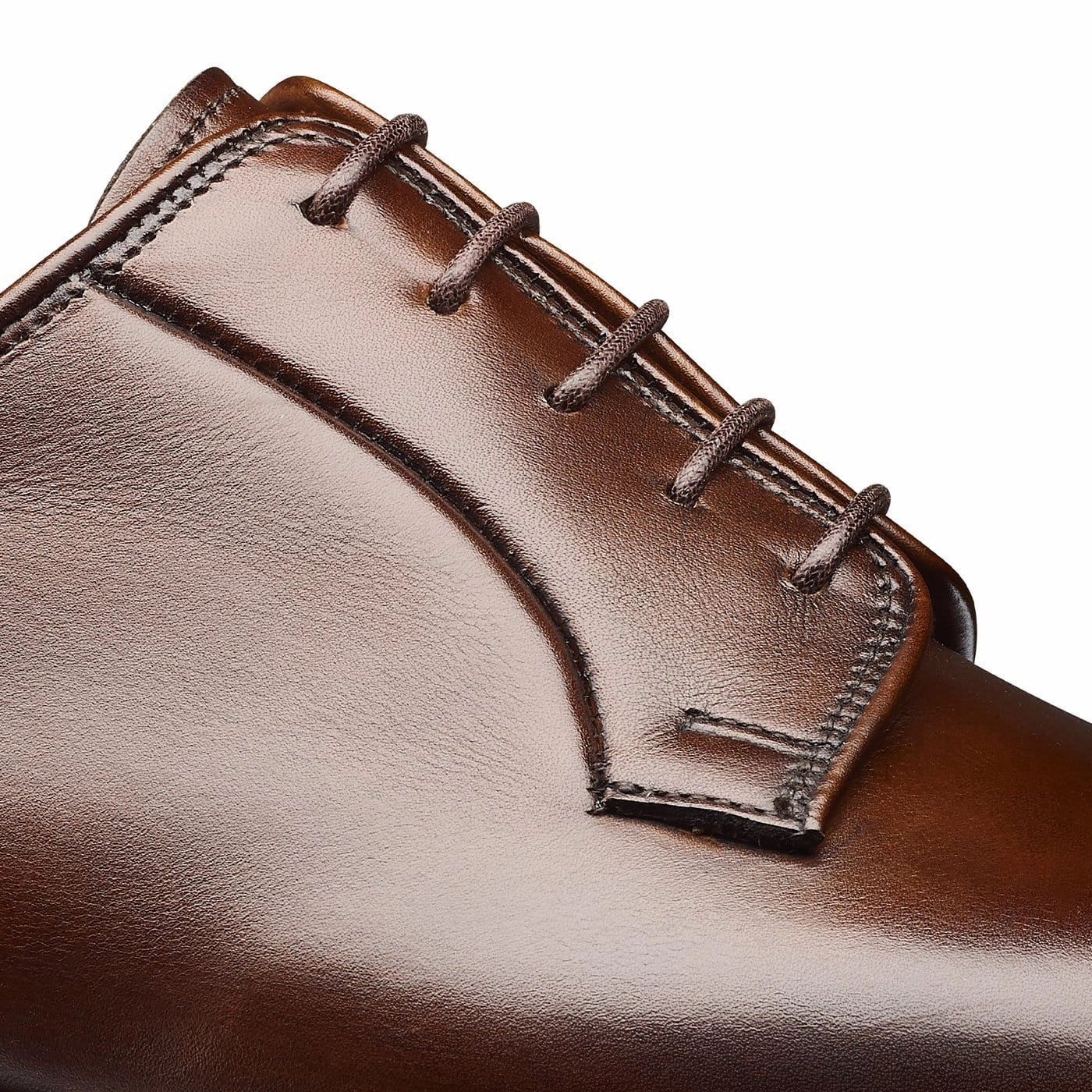 Lanark 3 Dark Brown Burnished Calf Smooth Modern Finish Winter Day
