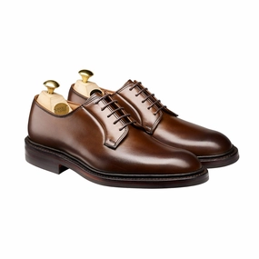 Work Approved Lanark 3 Dark Brown Burnished Calf
