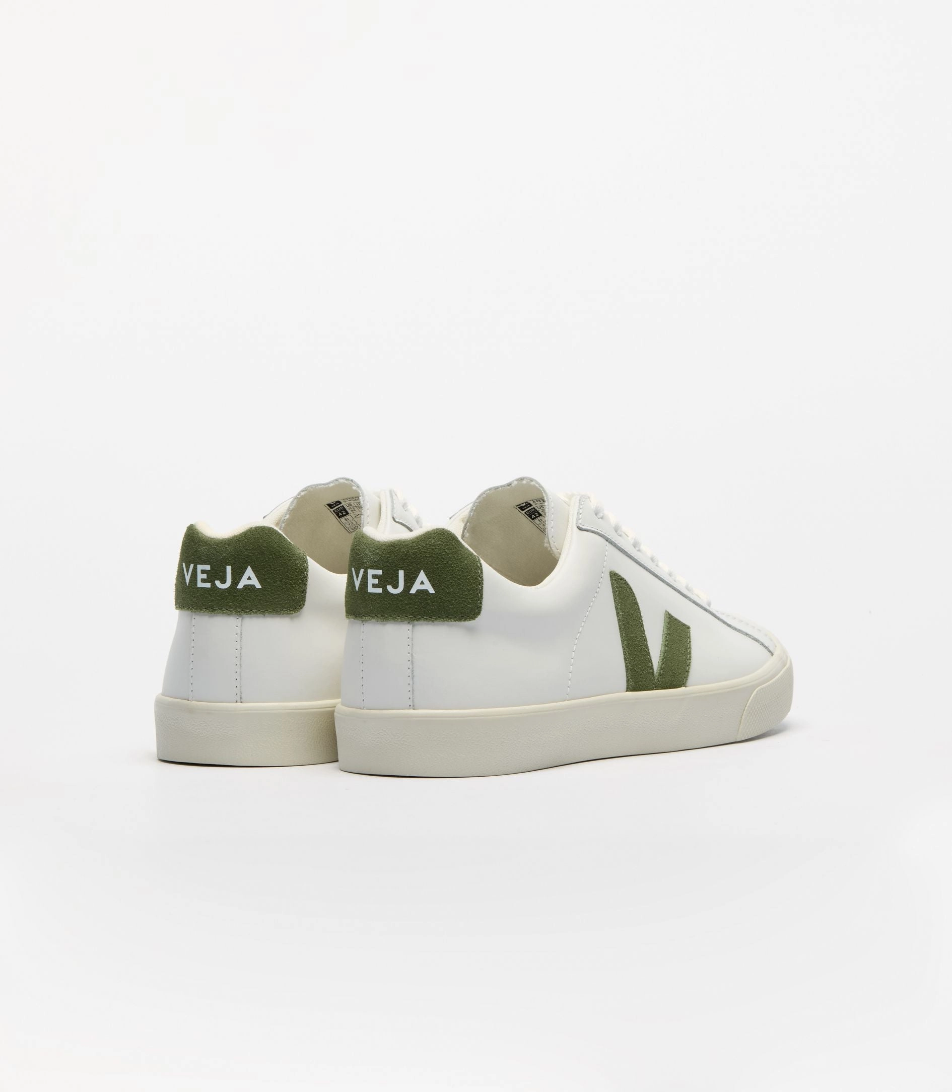 Extra White Kiwi Logo Leather Sneakers (Men) Knit Upper Material Lightweight TPU Frame