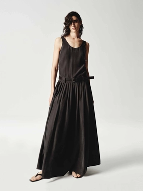 Party outfit Sleeveless Silk Tank Dress