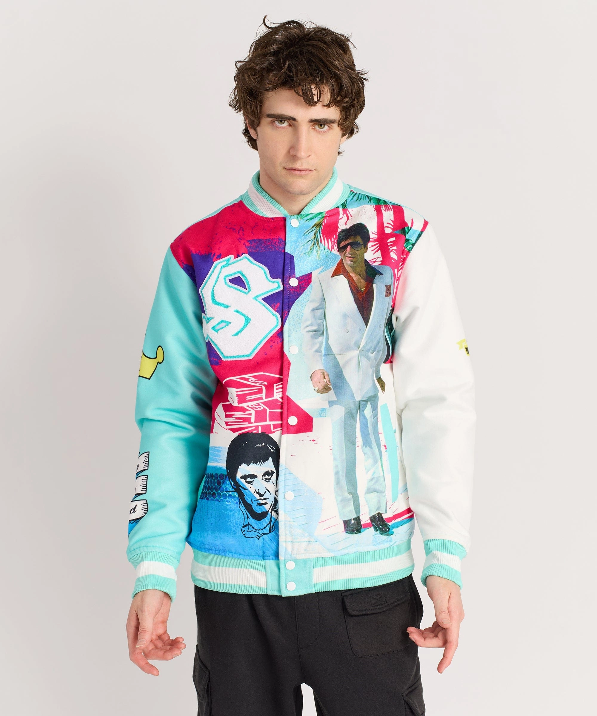 Scarface Retro Varsity Jacket - Multi Rugged Comfort