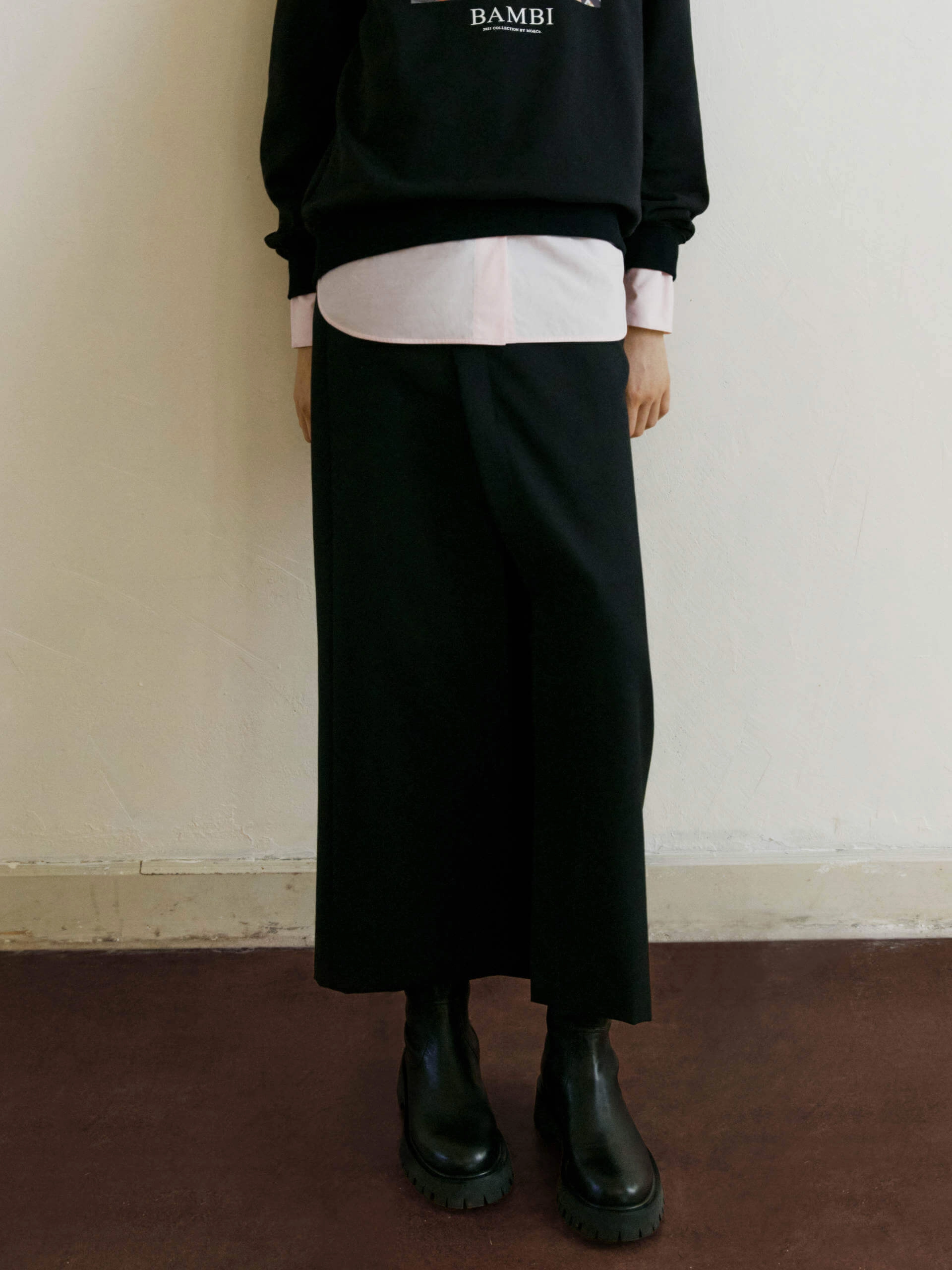 Deconstruct Slit Straight Skirt Sleek Style Chic Wear