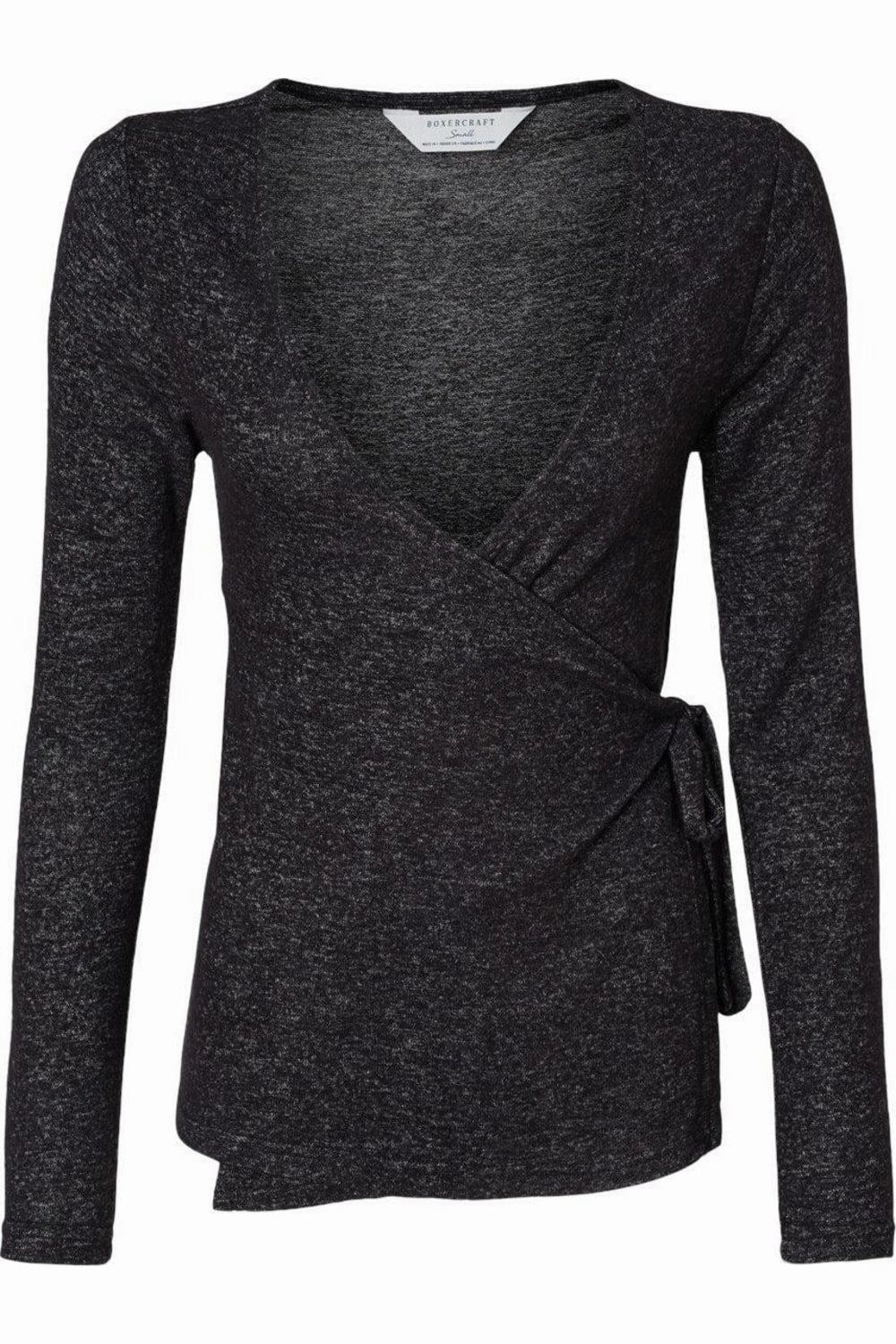 Double Layered Knit Brushed Interior Boxercraft Womens Cuddle Wrap Top