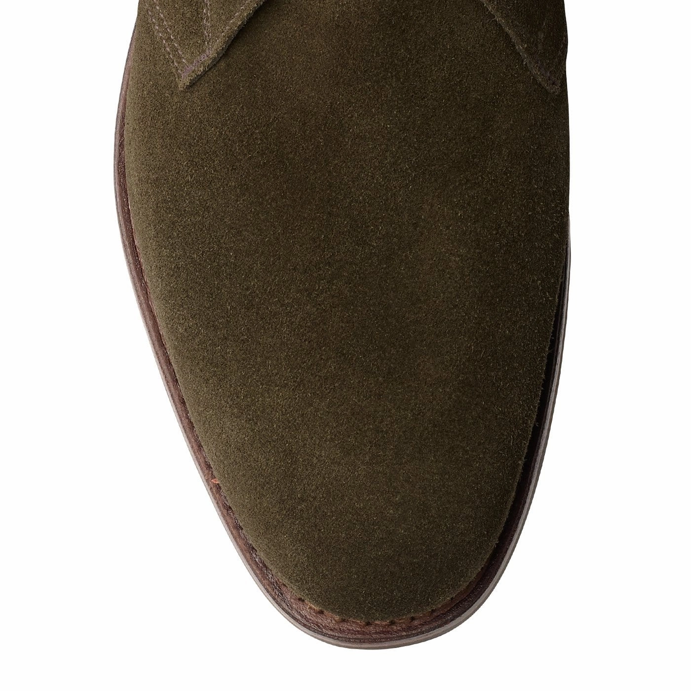 Chiltern Earth Green Suede High-Performance Footwear