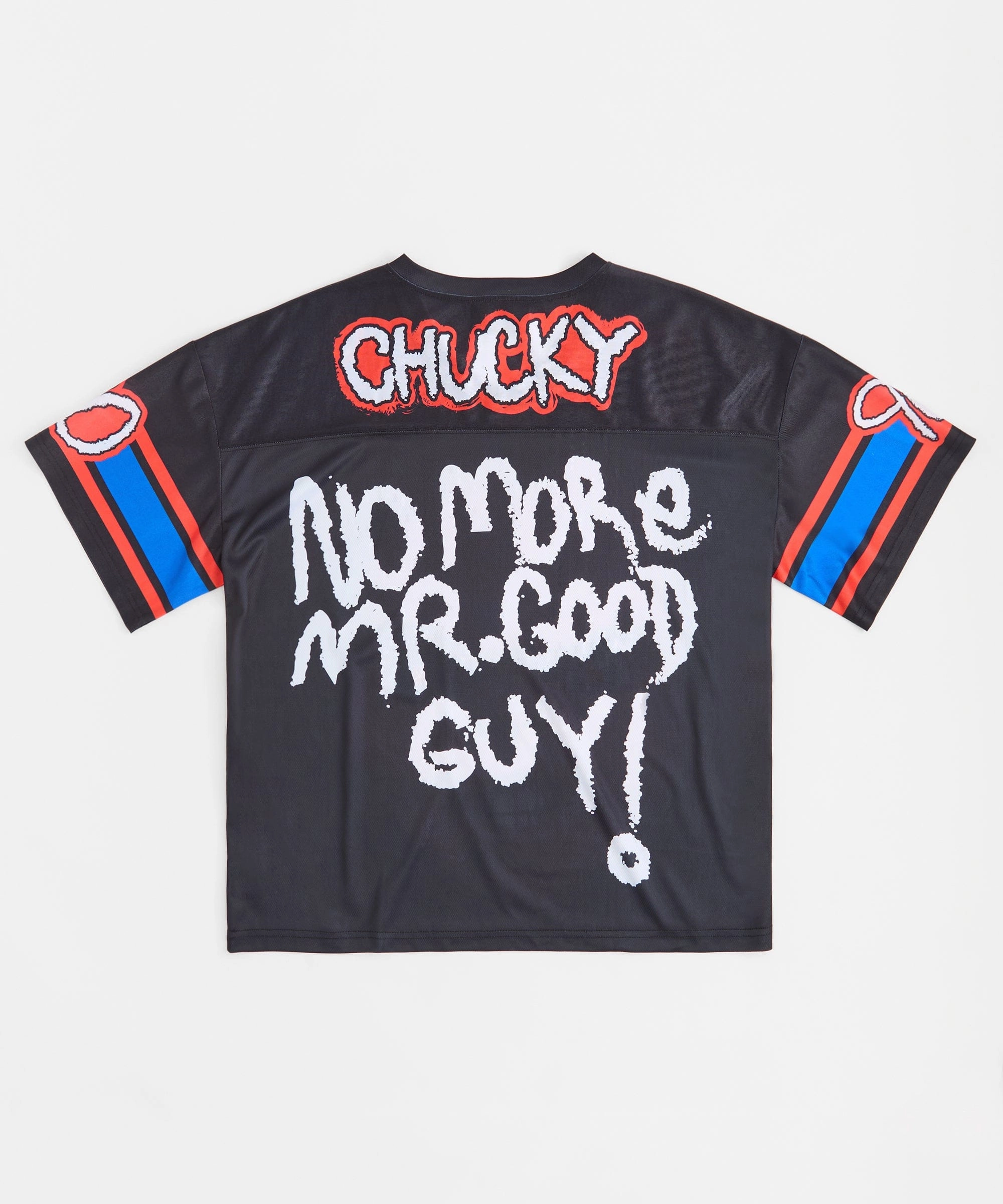 Chucky No More Mr. Good Guy Football Jersey - Black AbrasionResistant Finish