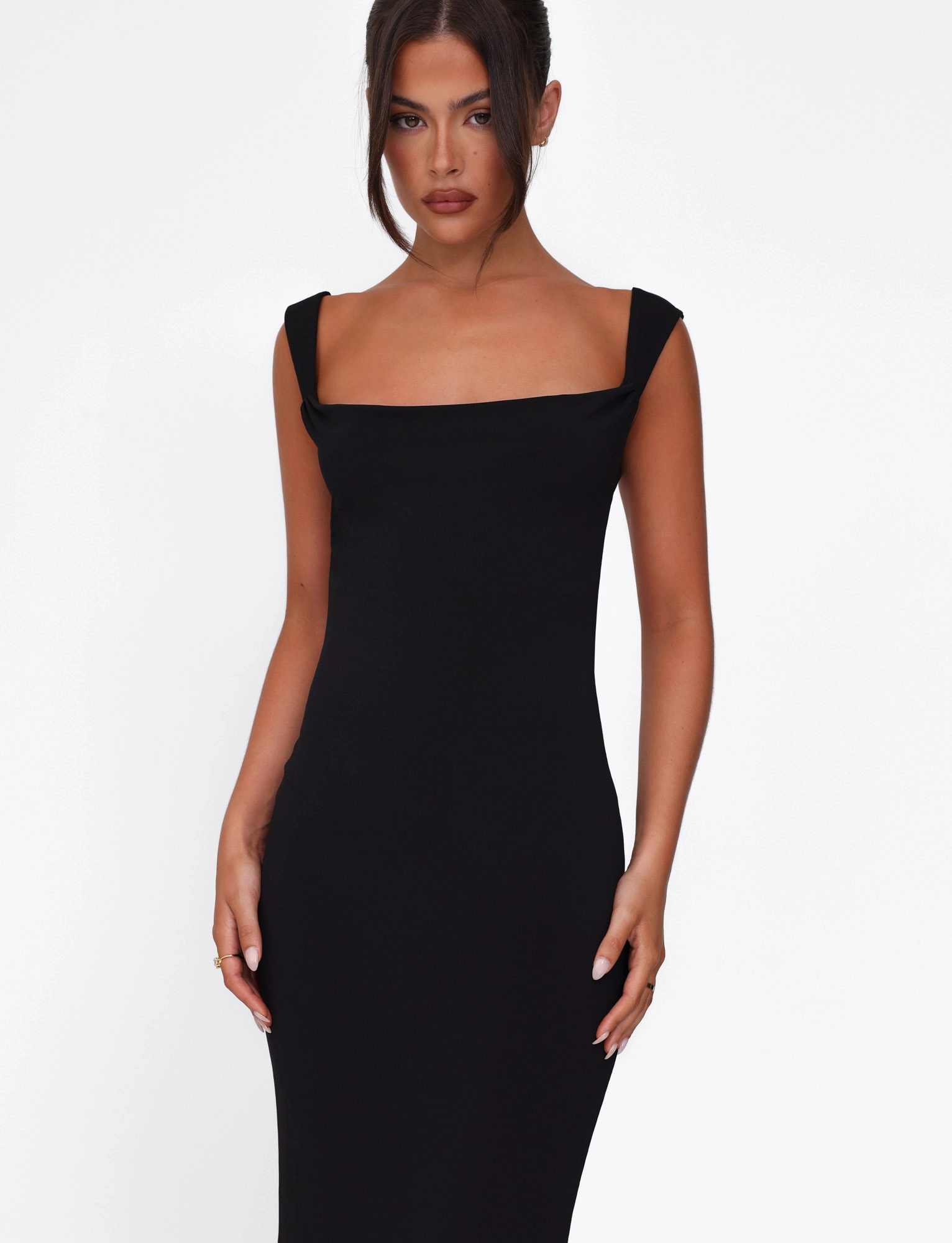 ZITA DRESS - BLACK Comfortable Shape Modern-style