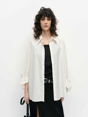 Classic Cotton Loose Shirt Soft Touch Blend
