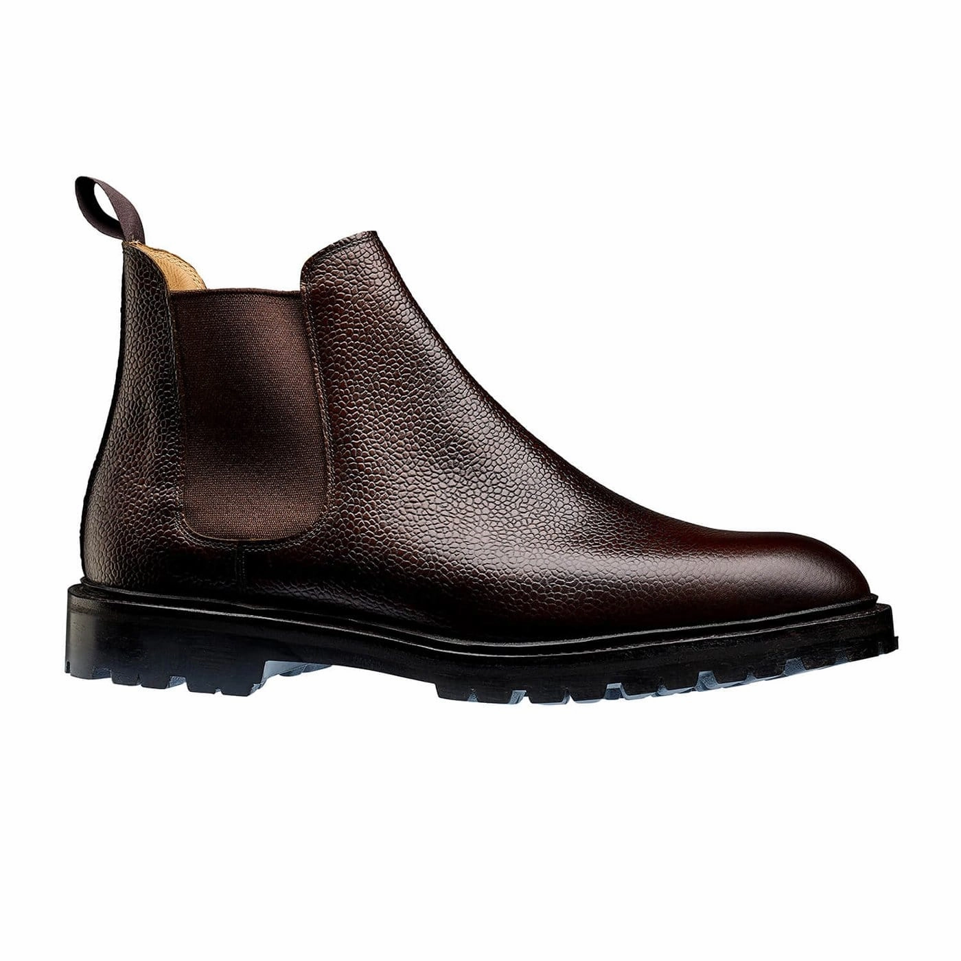Coastal Soft Durable Shell Stylish Explorer Chelsea 11 Dark Brown Scotch Grain