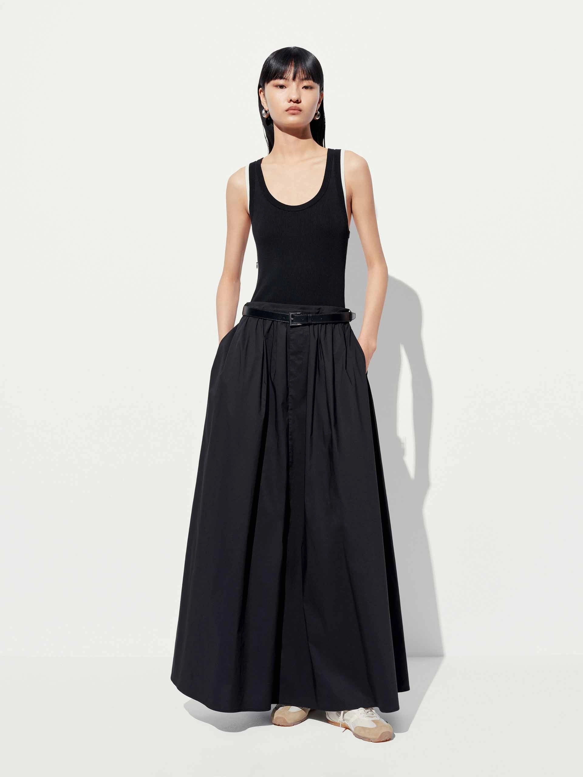 Casual Style Wear U-neck Sleeveless Maxi Dress
