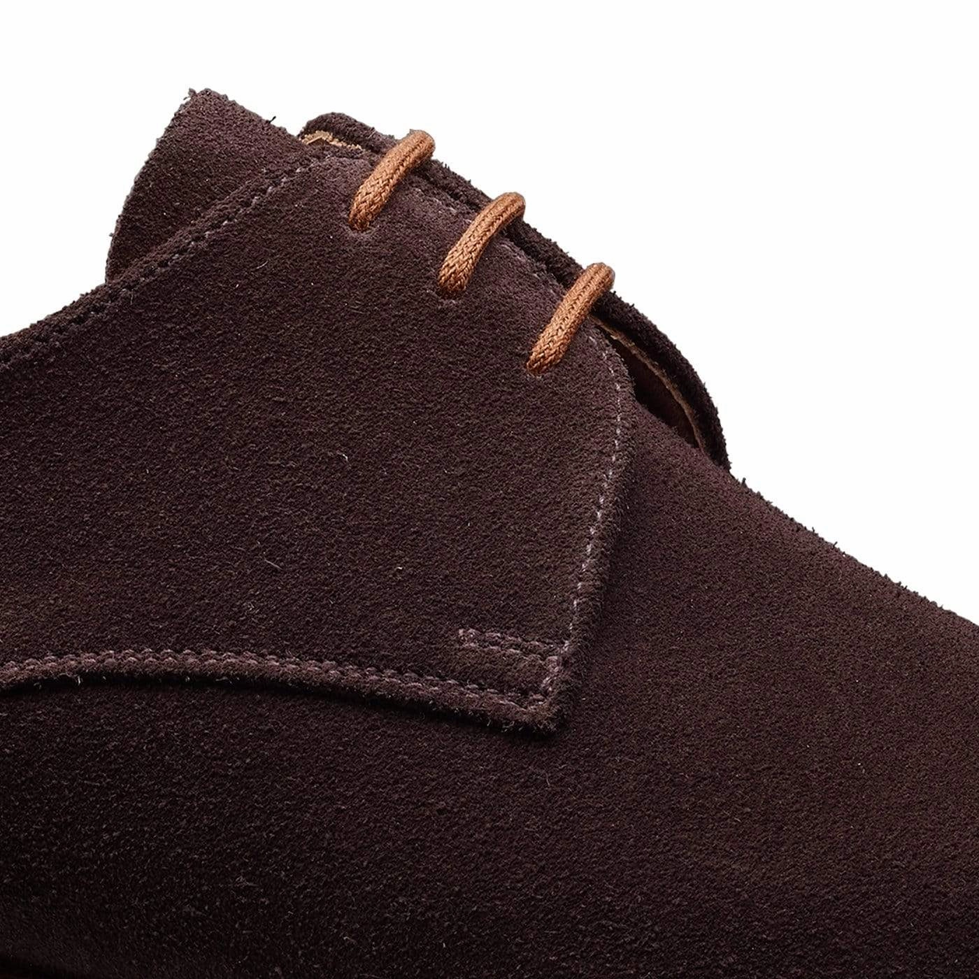 Sleek Modern Finish Clean Fashion Waterford Dark Oak Suede