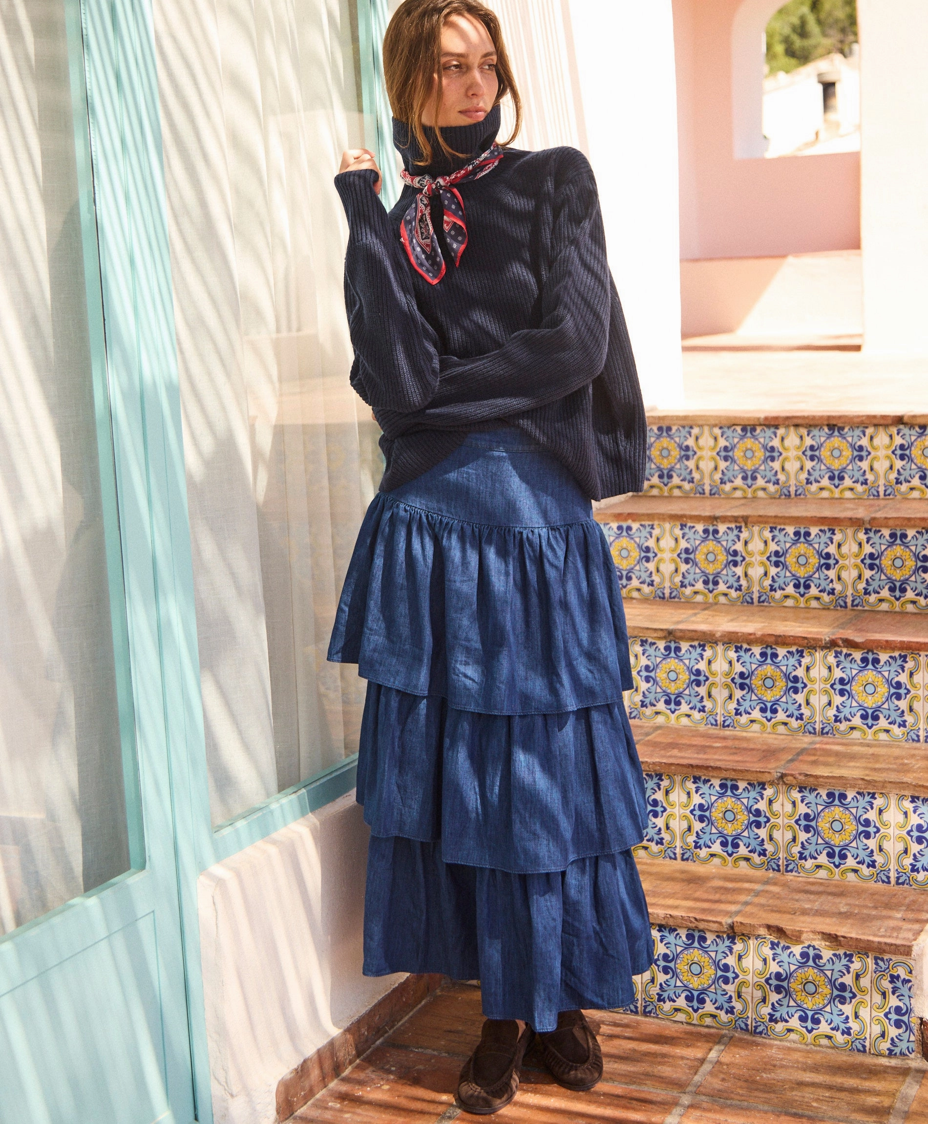 Denim Kate Skirt Soft Touch Minimal Touch