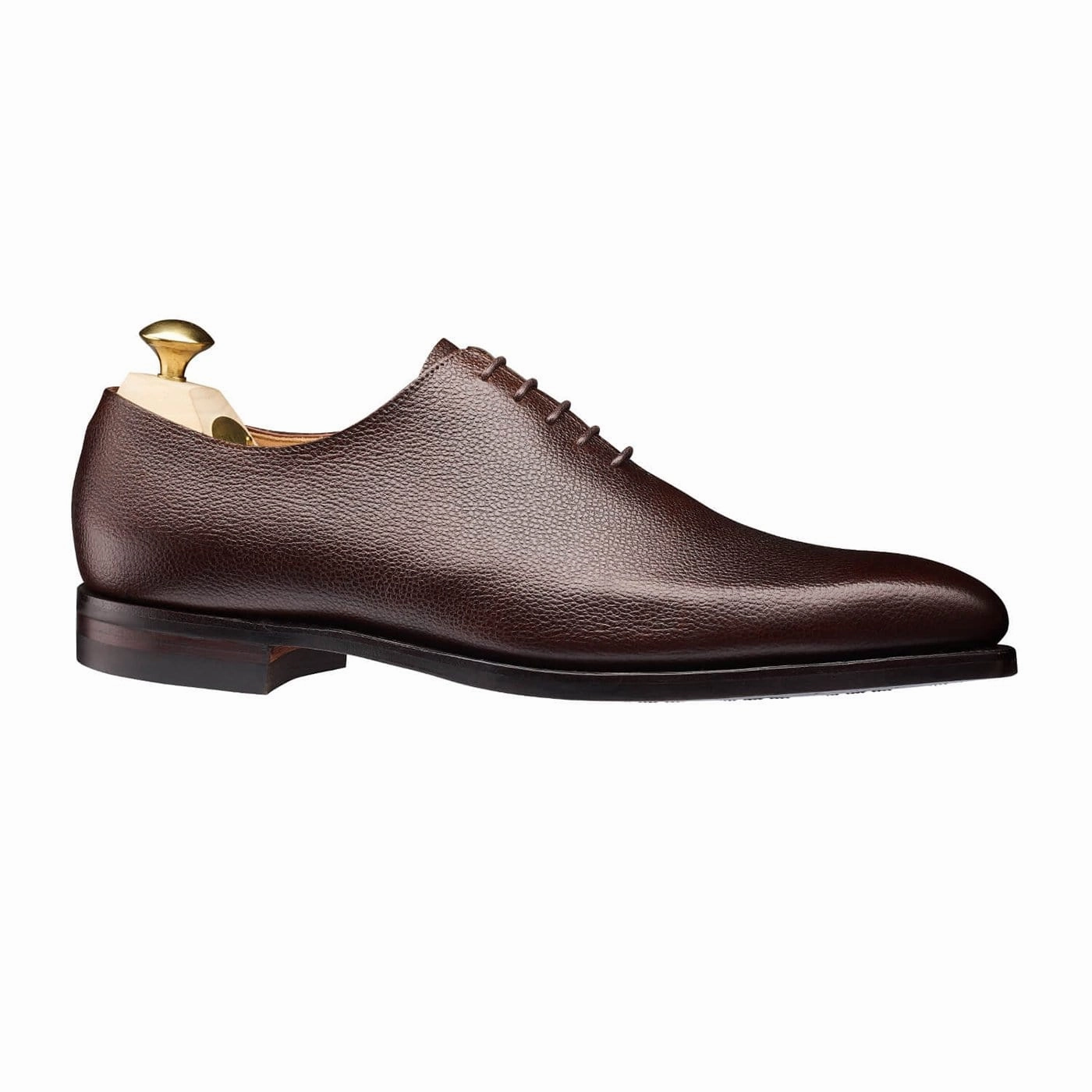 Alex Dark Brown Pebble Grain Balanced Structure Sharp Dresser