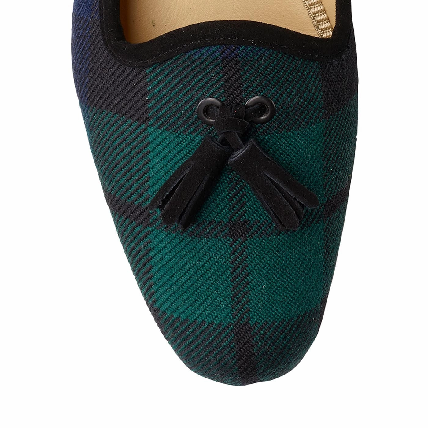 Ventilated Upper lace up closure Pump Black Watch Tartan