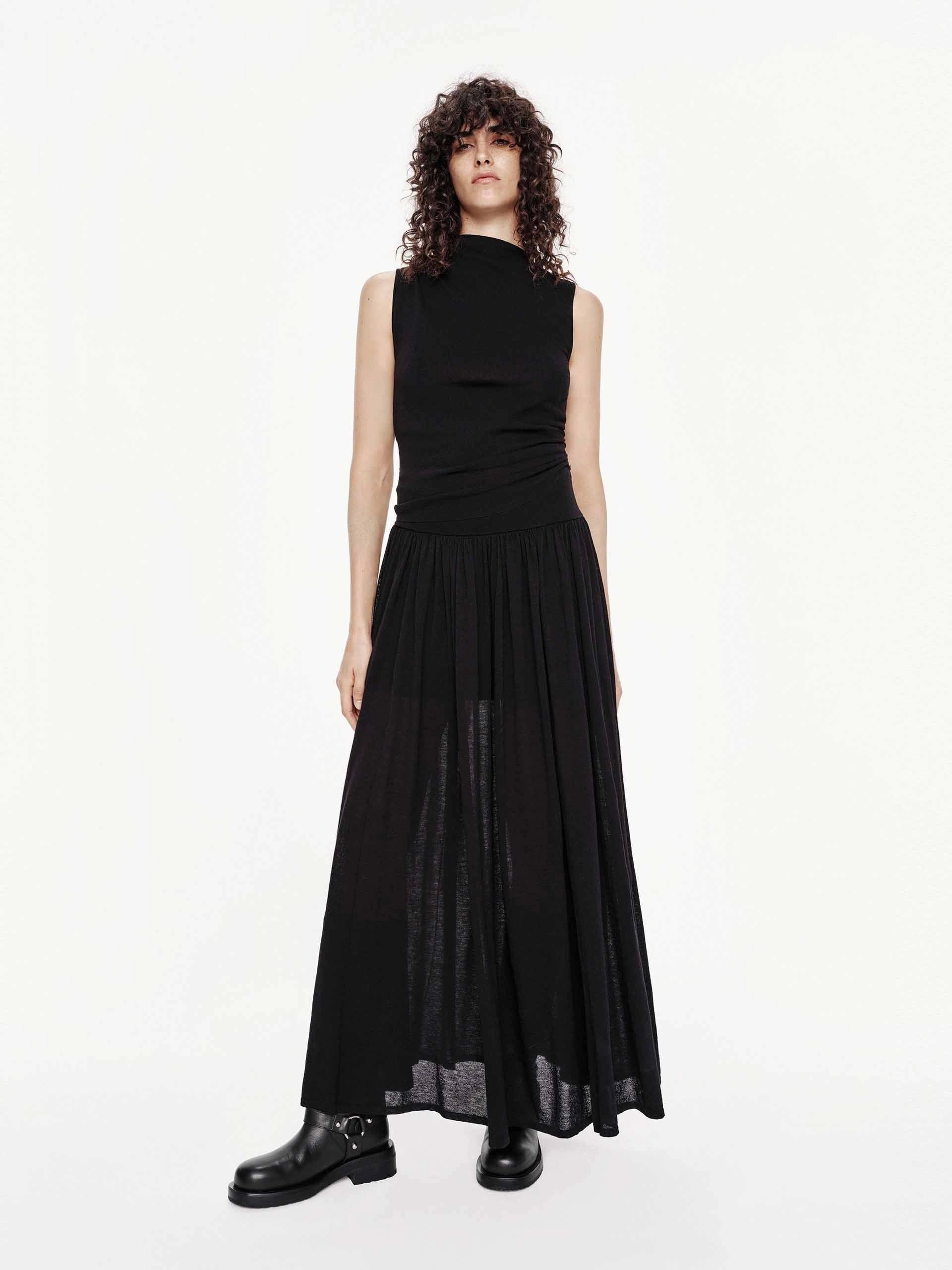 Two-piece Cotton Blend Dress Summer Soft Edgy Look
