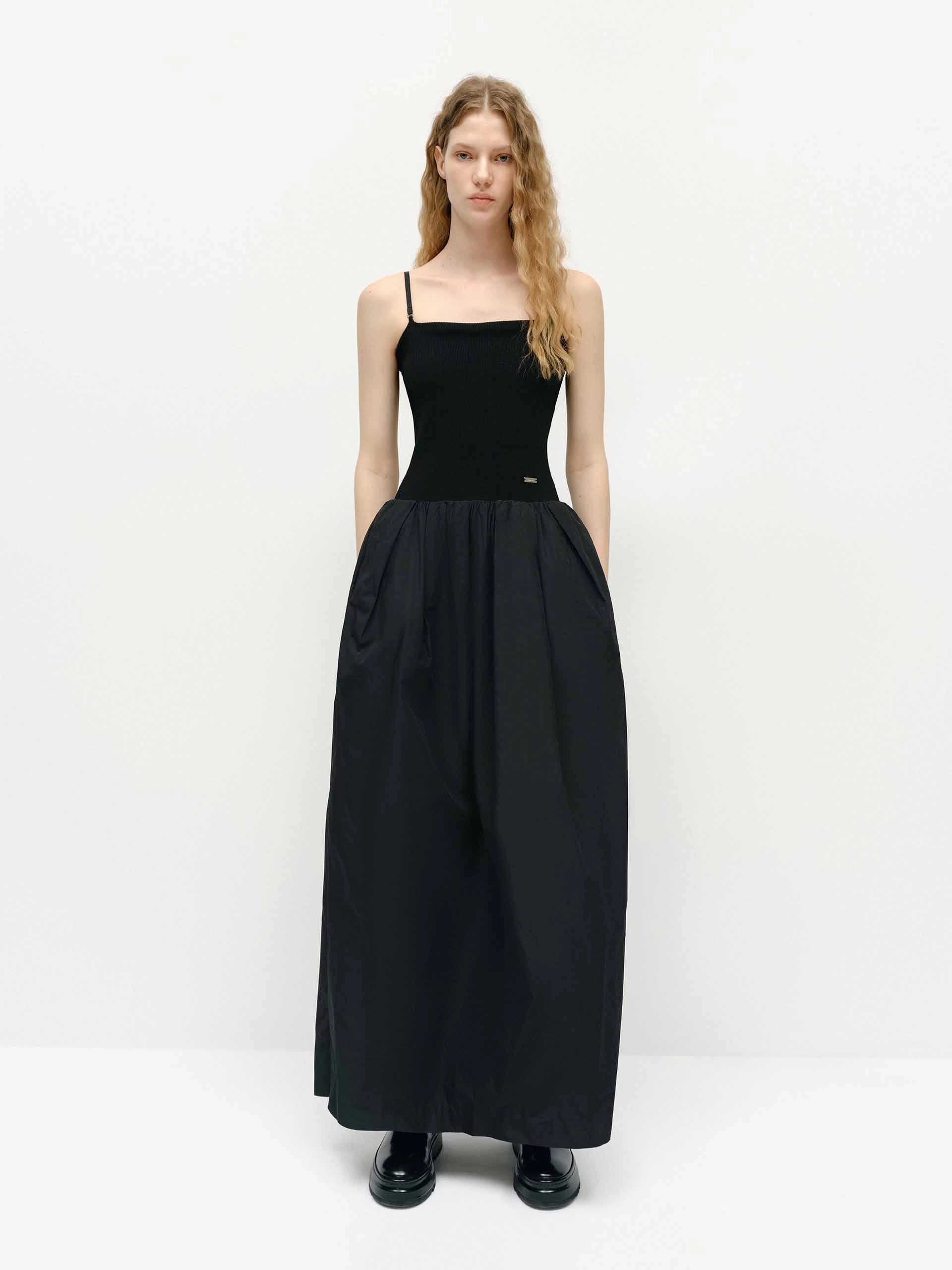 Cocoon Shape Paneled Dress Perfect for Travel City Ready