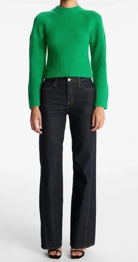 Winter Fashion Seraphina Sweater In Deep Basil