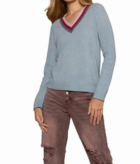 Shore Blue Cashmere Sweater Snug Layer