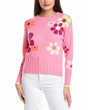 Winter Ready Layer Trendy Layering WISPR Blossom Silk-Blend Sweater