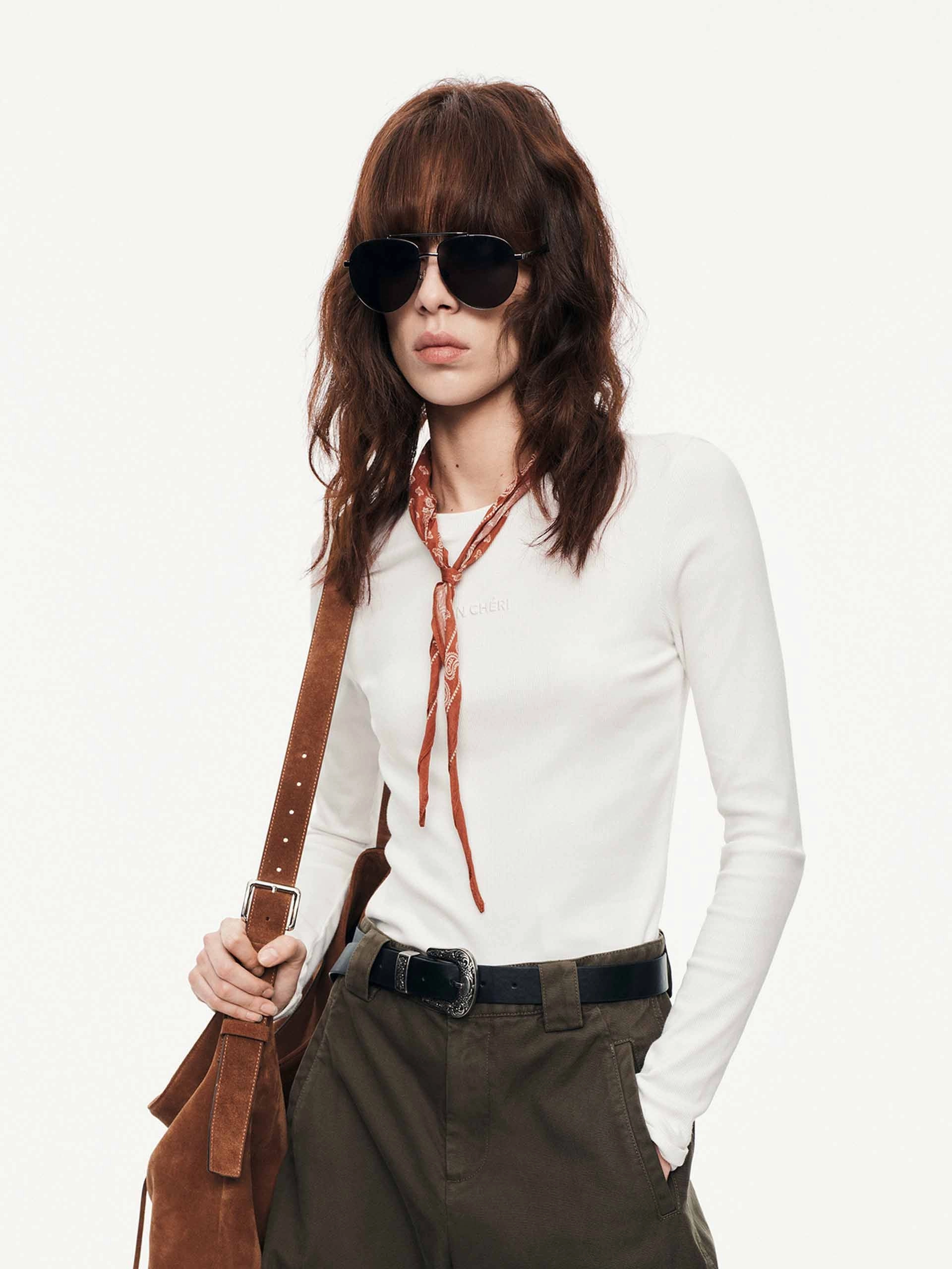 Fitted Long Sleeves T-shirt Thermal Regulating Layer Quick Dry Material