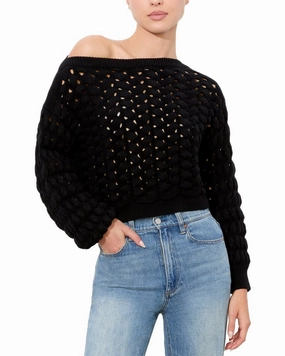 alice   olivia Allene Wool-Blend Sweater Effortless Fashion Snuggle Fit