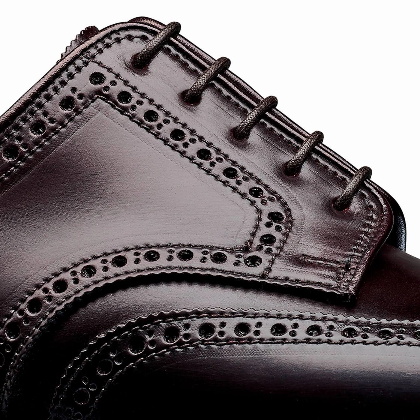 Textured Edge Casual Outfit Pembroke Burgundy Cordovan
