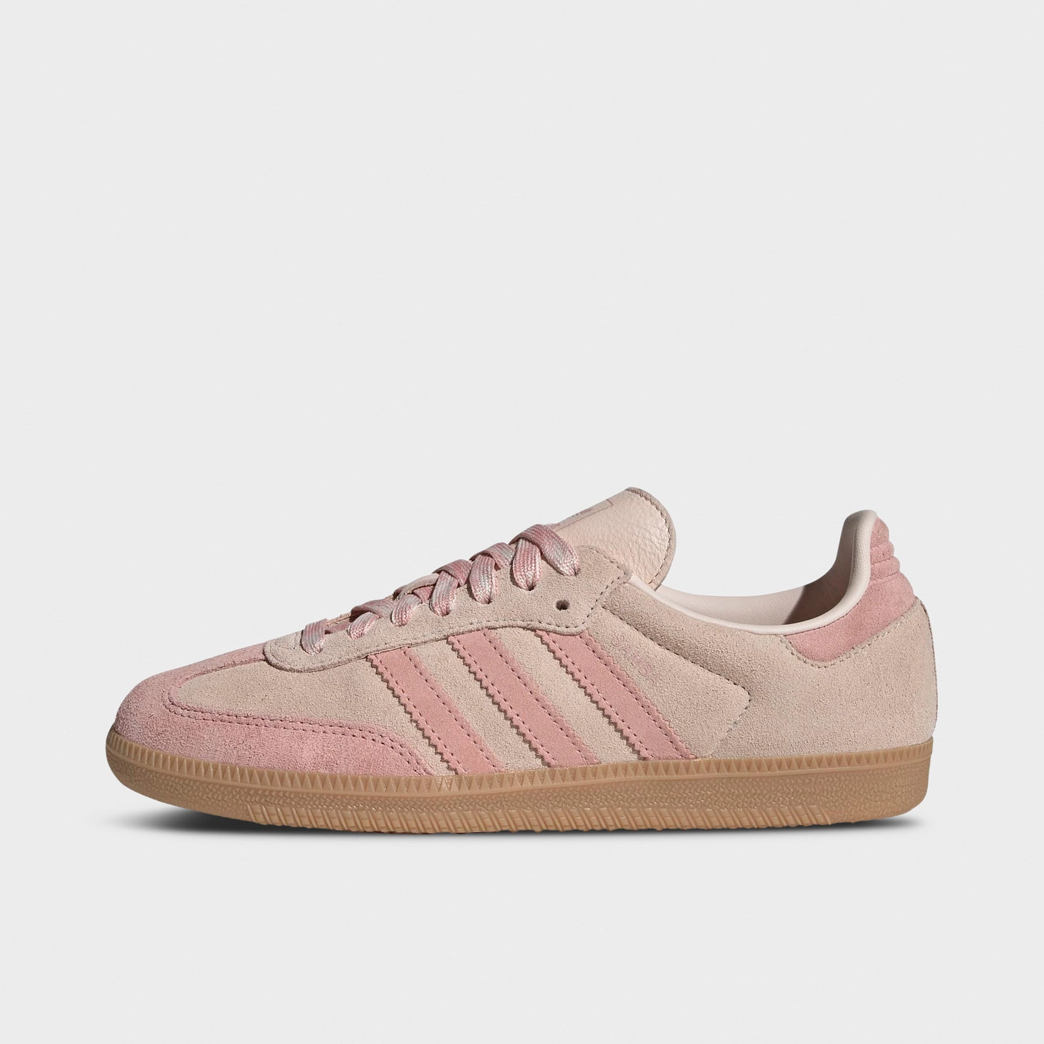 Durable Toe Guard Adjustable Fit System adidas Women's Samba OG Wonder Quartz / Wonder Mauve - Gum