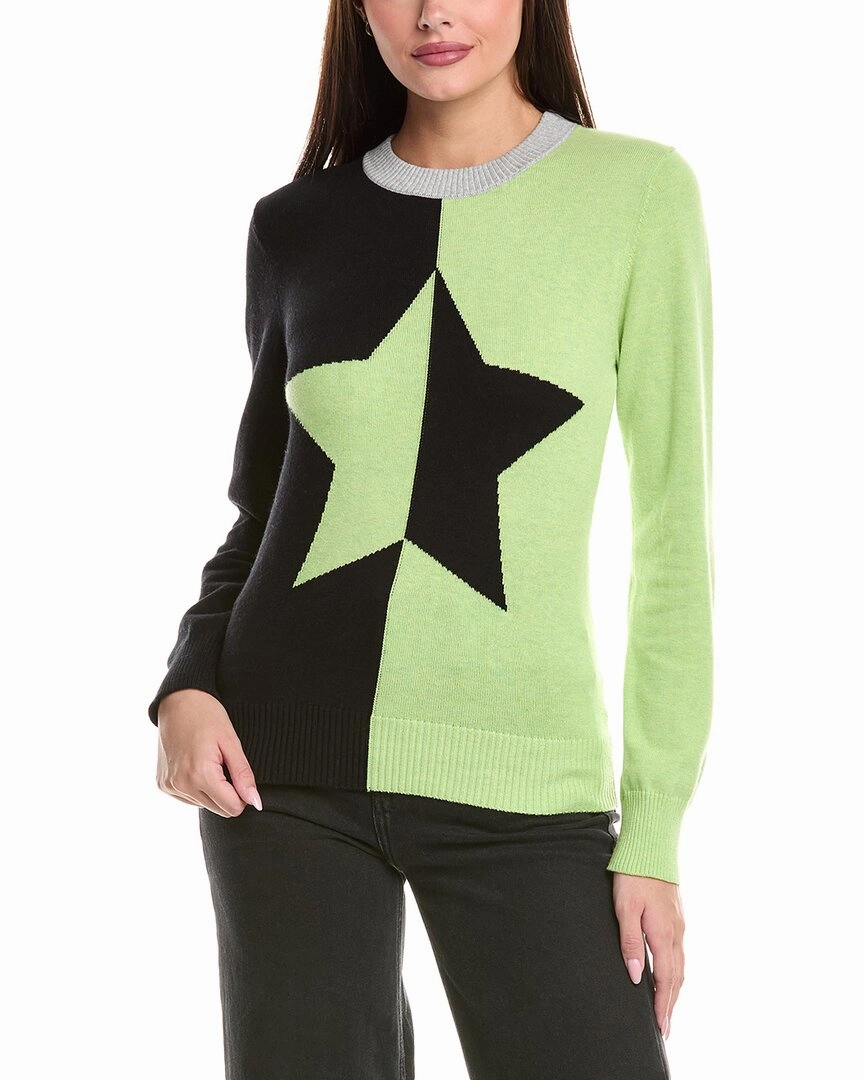 Fashion-Forward Look Sophisticated Layers WISPR Split Star Silk-Blend Sweater