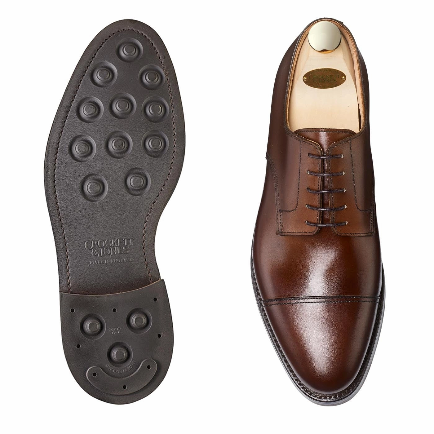 Ripon Dark Brown Burnished Calf Urban Fit