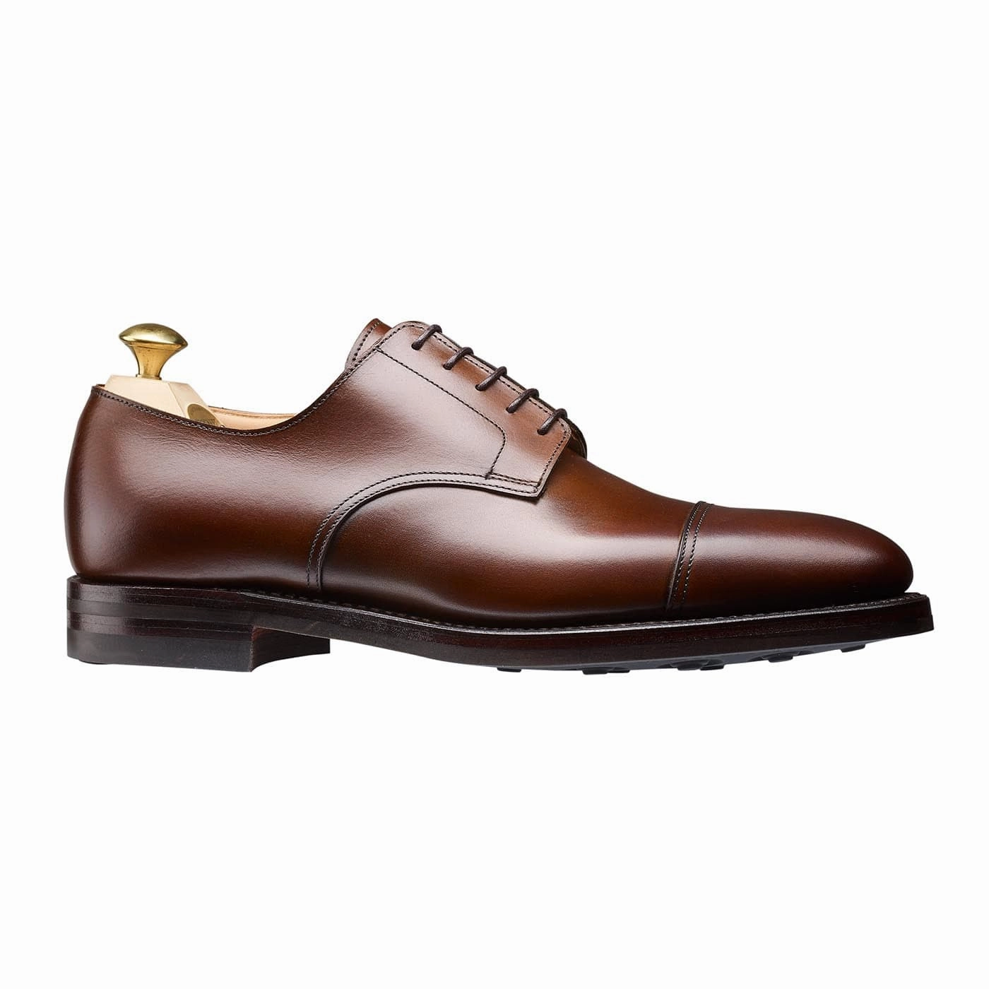 Ripon Dark Brown Burnished Calf subtle style Smart Footwear