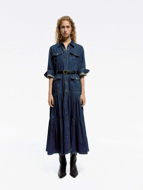 Daily Casual A-line Pleated Dress