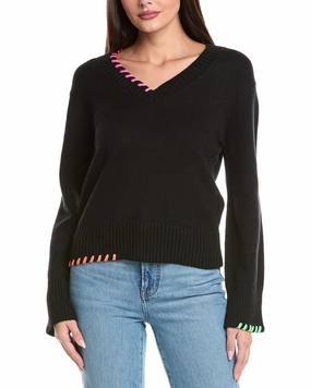 Odor Resistant Material Comfy Knit Outfit WISPR Parker Plait Silk-Blend Sweater