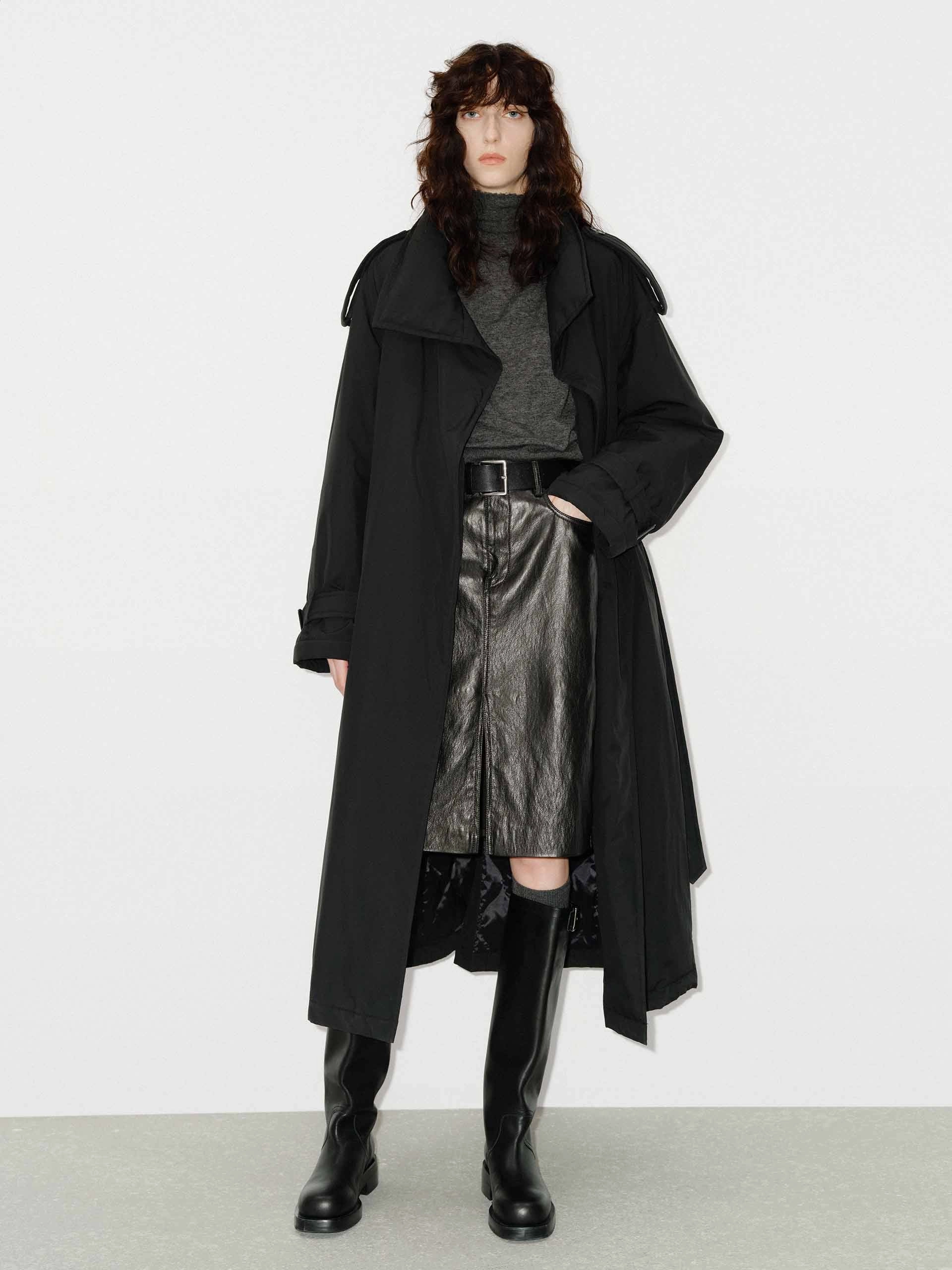 Longline Down Trench Coat LightPadding FlexibleFit