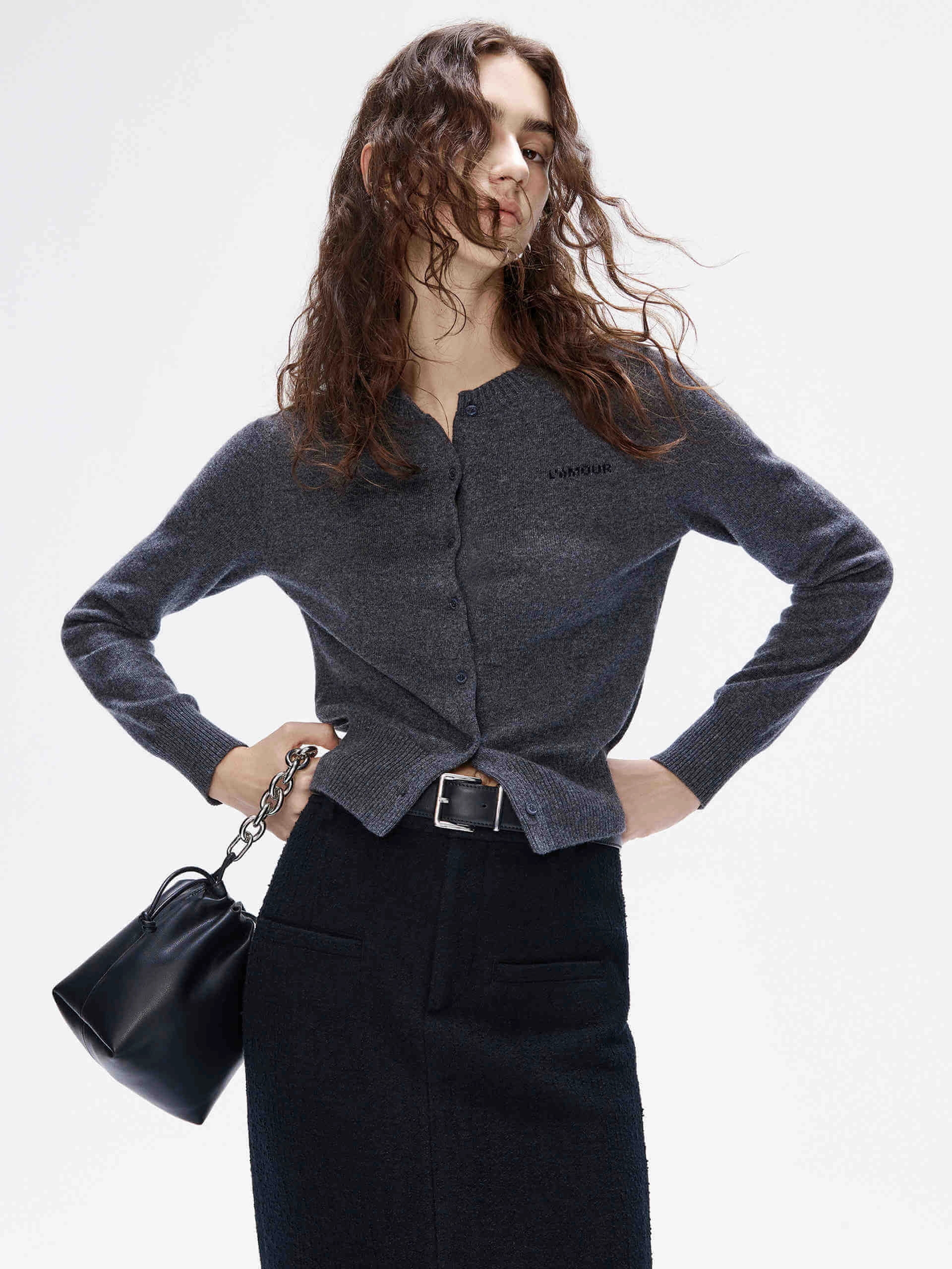 DoubleStitchedSeams Warm Cashmere Knit Cardigan