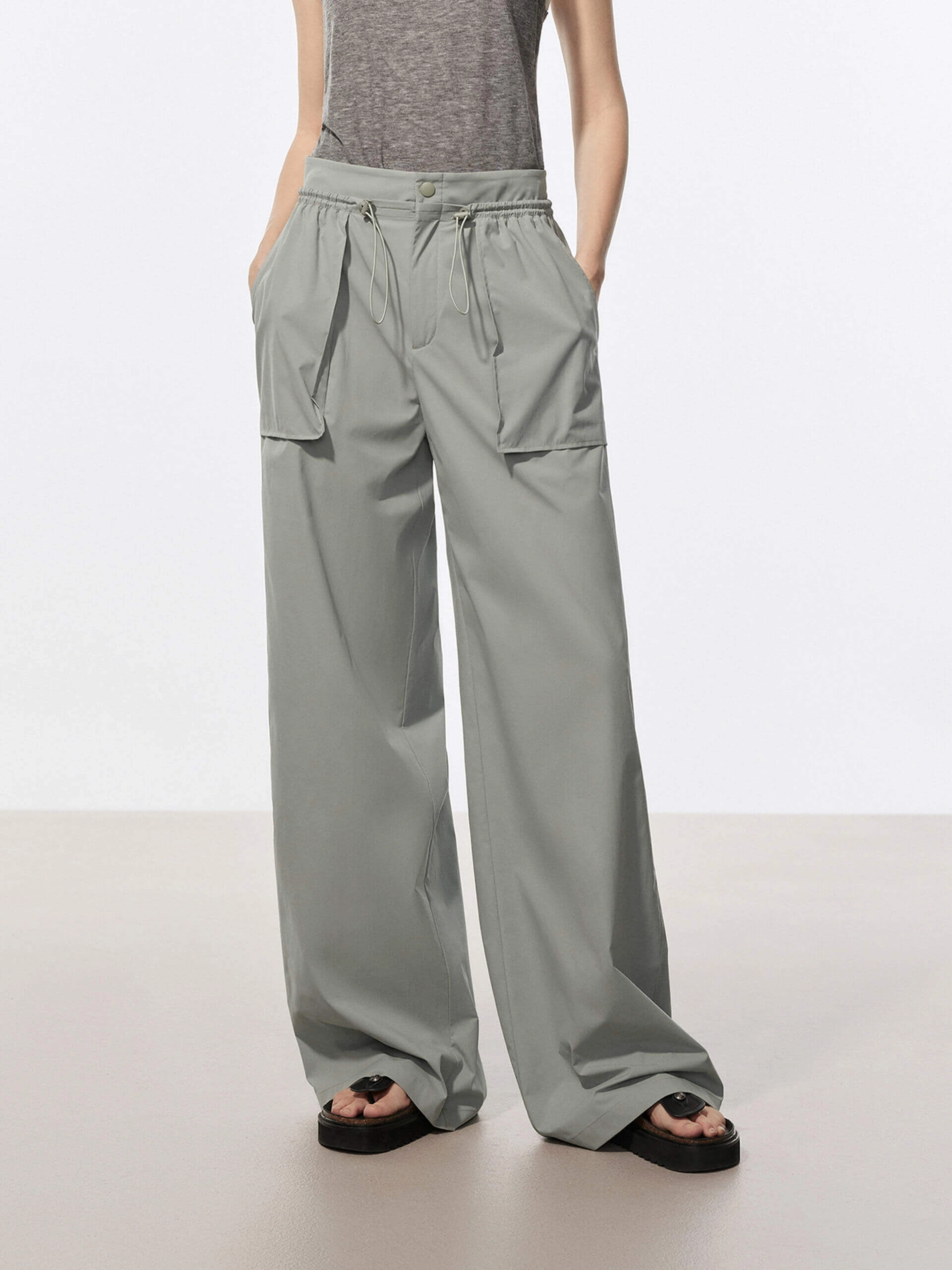 Everyday Flex Drawstring Detail Pocket Pants