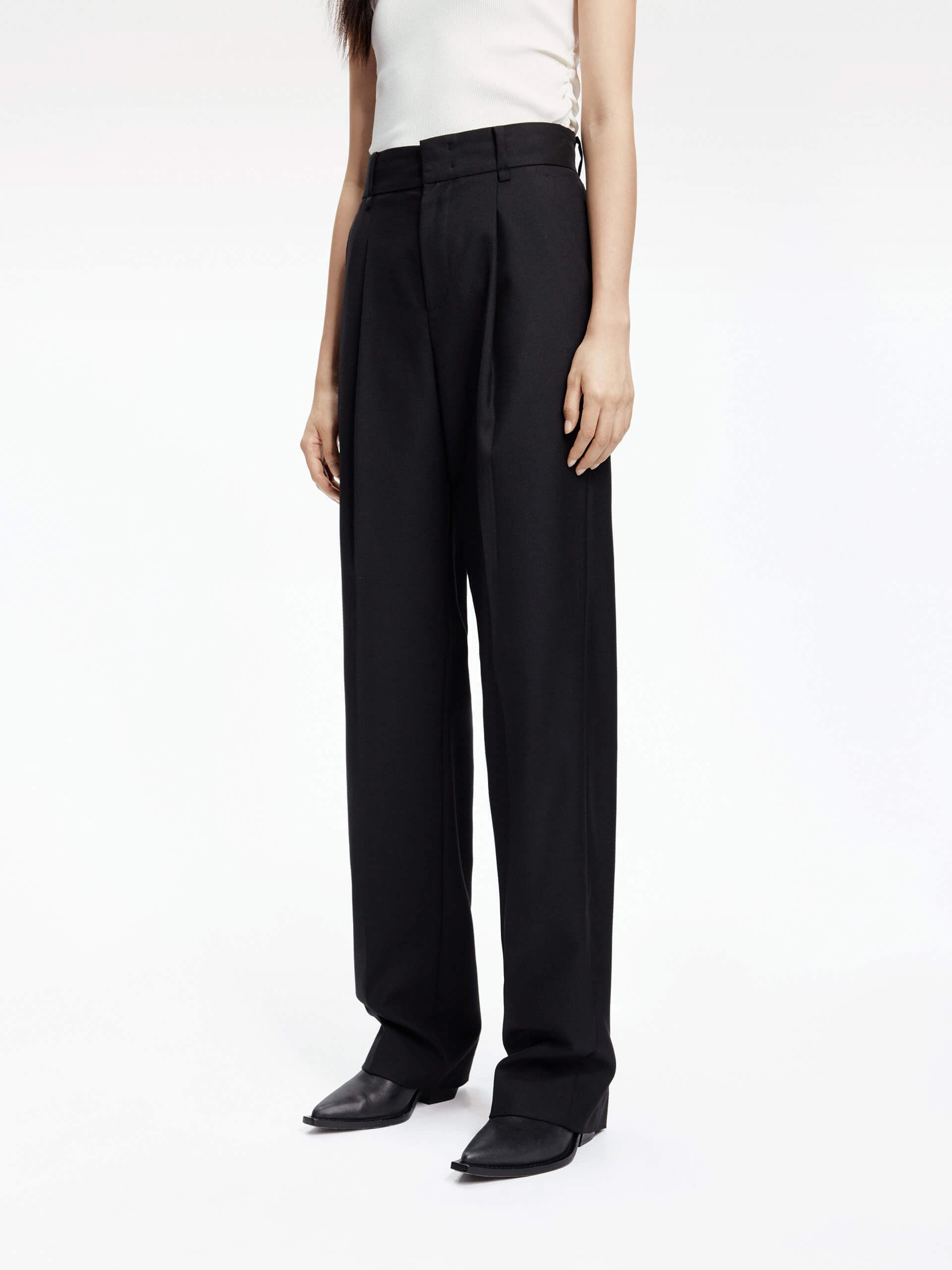 Training Wear Wool Blend Tailored Pants