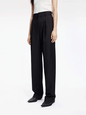 Wool Blend Tailored Pants NoiseReducingFabric breathable panels