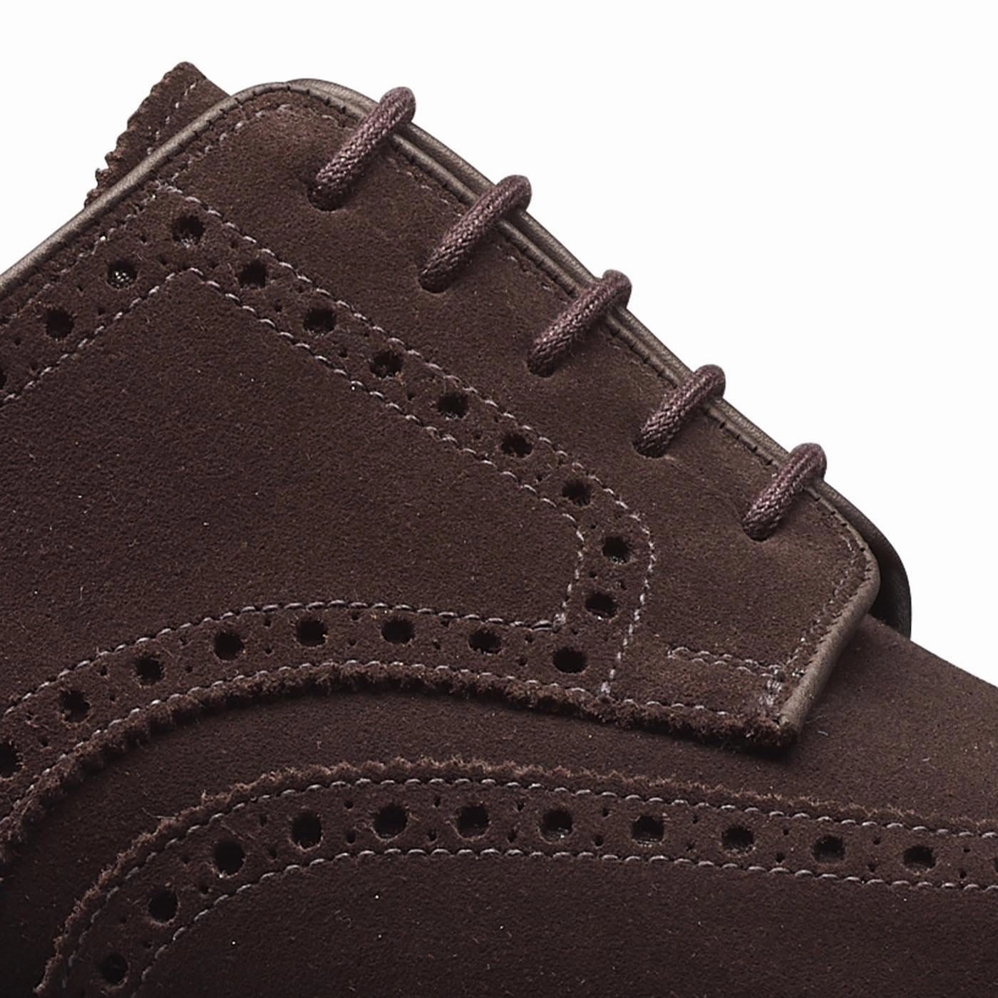 Sculpted Heel Professional Choice Pembroke Dark Brown Suede