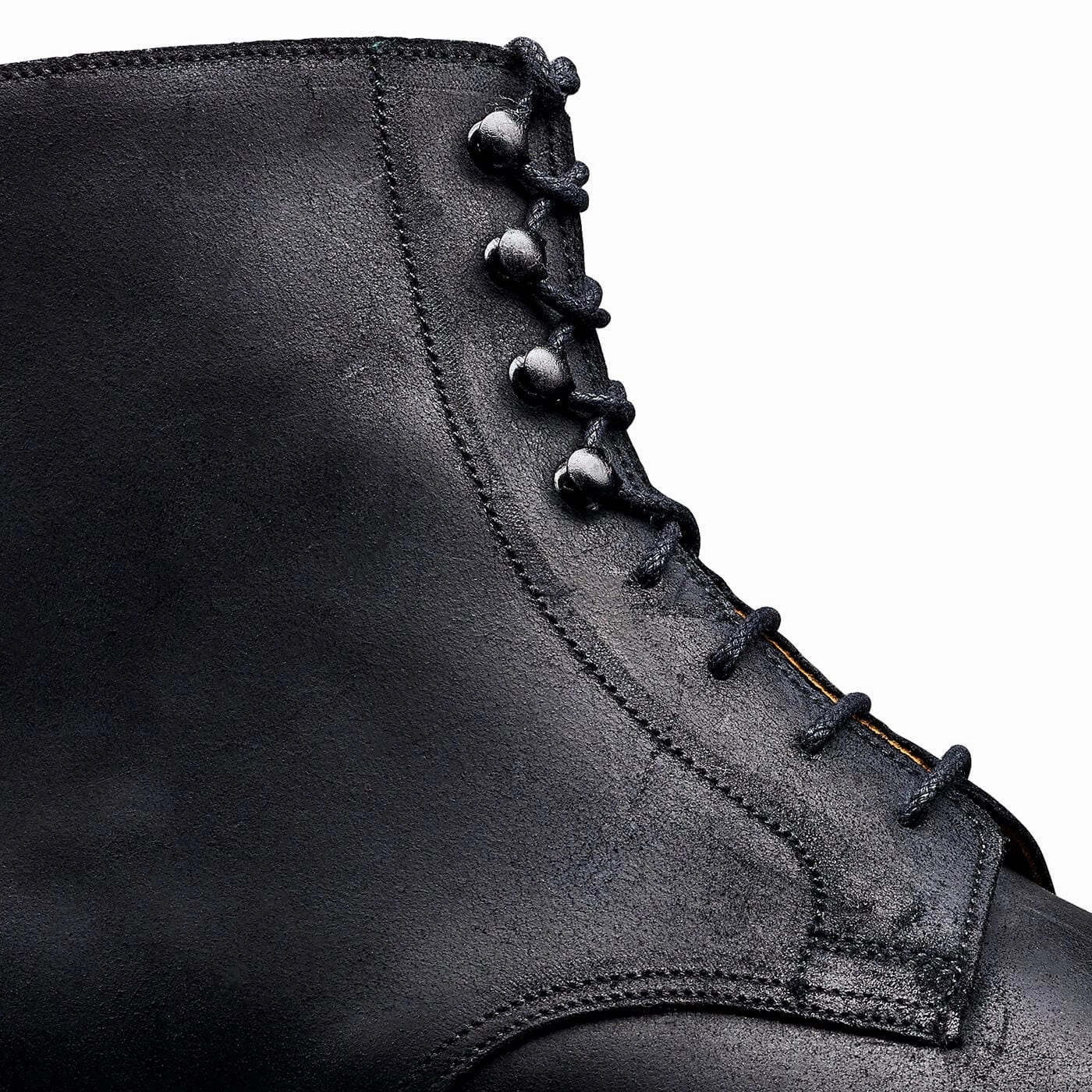 Quick Access Rugged Built Work Commute Coniston Black Rough-Out Suede