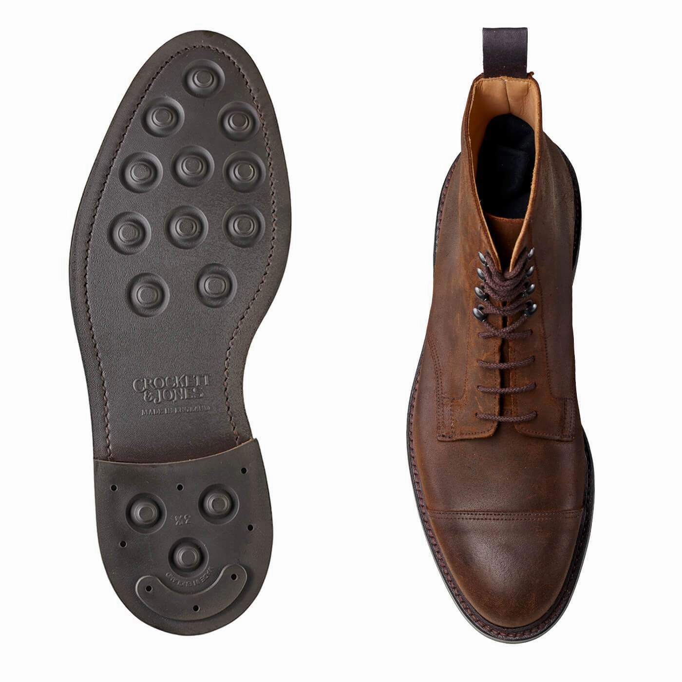 Coniston Dark Brown Rough-Out Suede All Weather Cold Weather Commuter