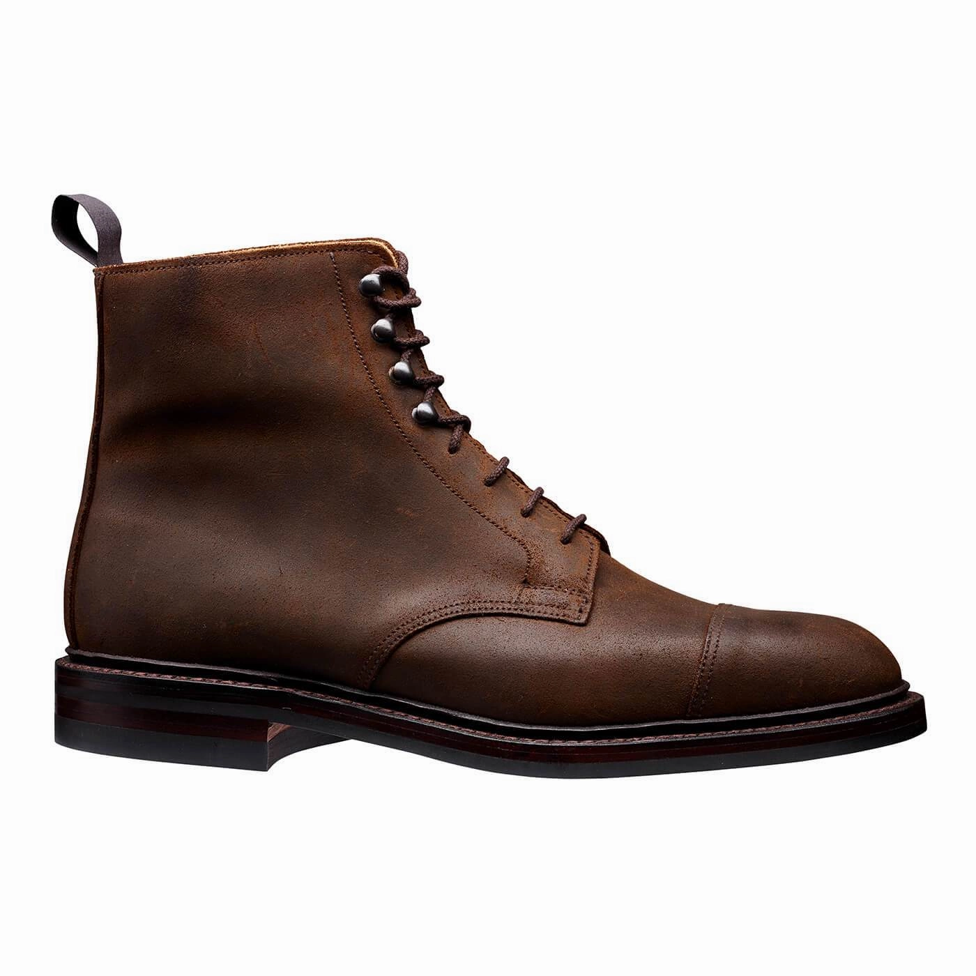 Coniston Dark Brown Rough-Out Suede Mud Defense