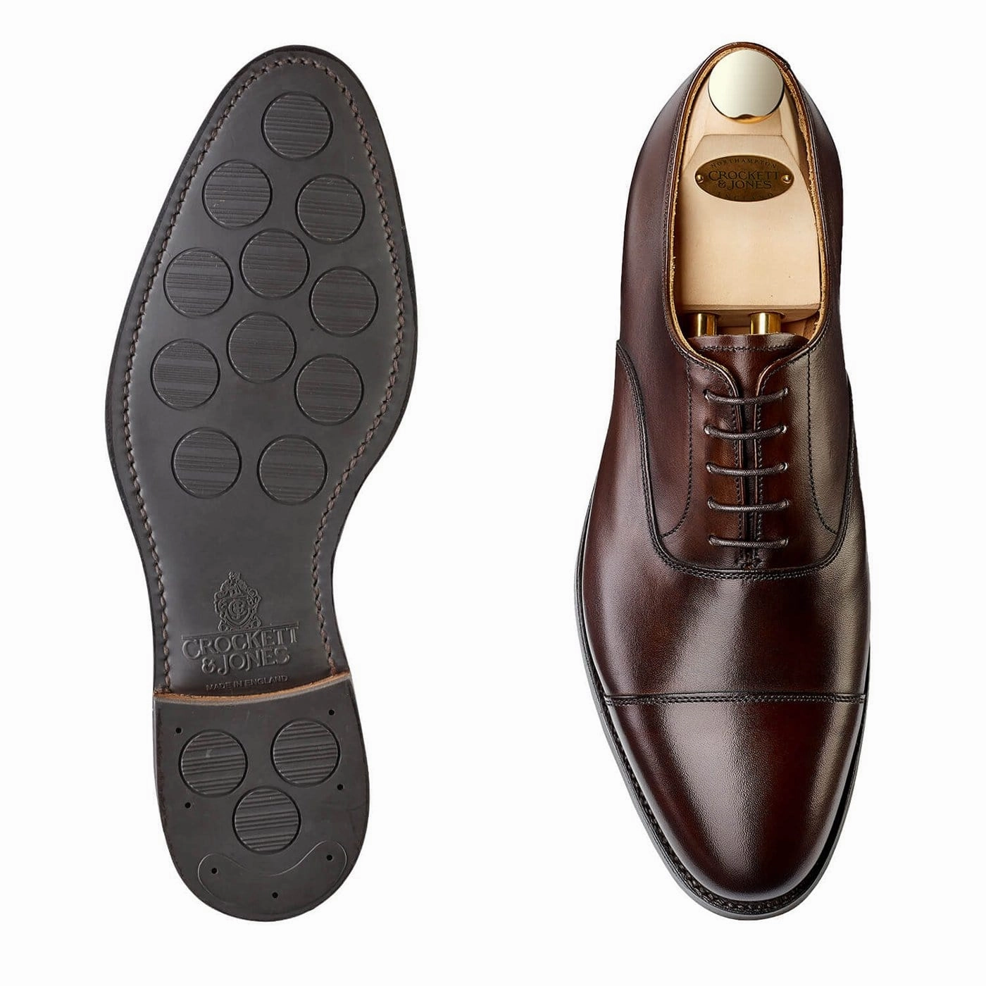 Connaught 2 Dark Brown Burnished Calf (City Sole) Stable Fit Business Travel Breathable Feel Boardroom Wear