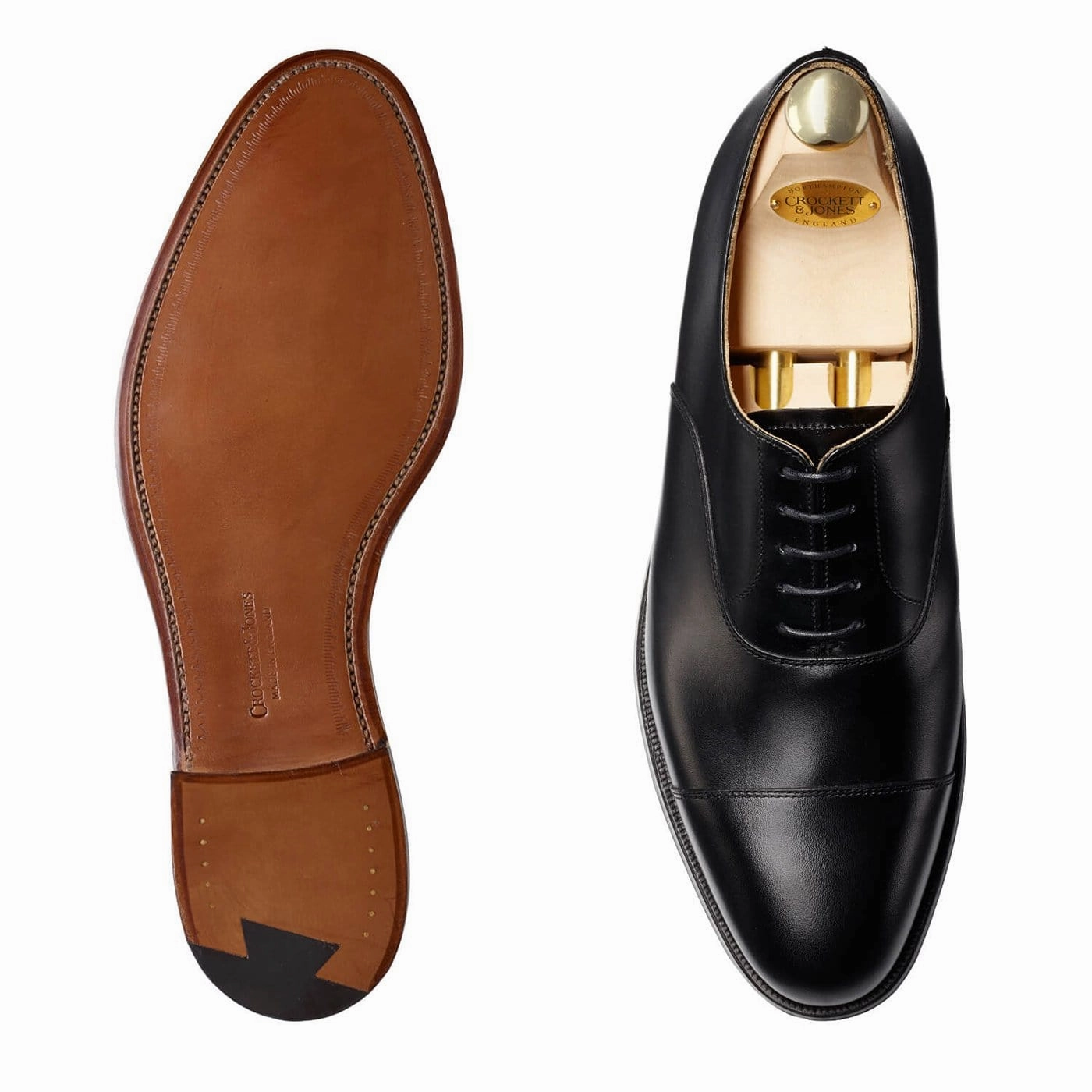 Connaught Black Calf Trendy Style Women??s Dress Oxfords