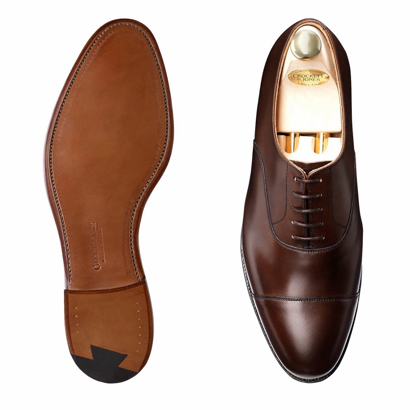 Business Formal Shoes Polished Look Dress Code Fit Connaught Dark Brown Burnished Calf